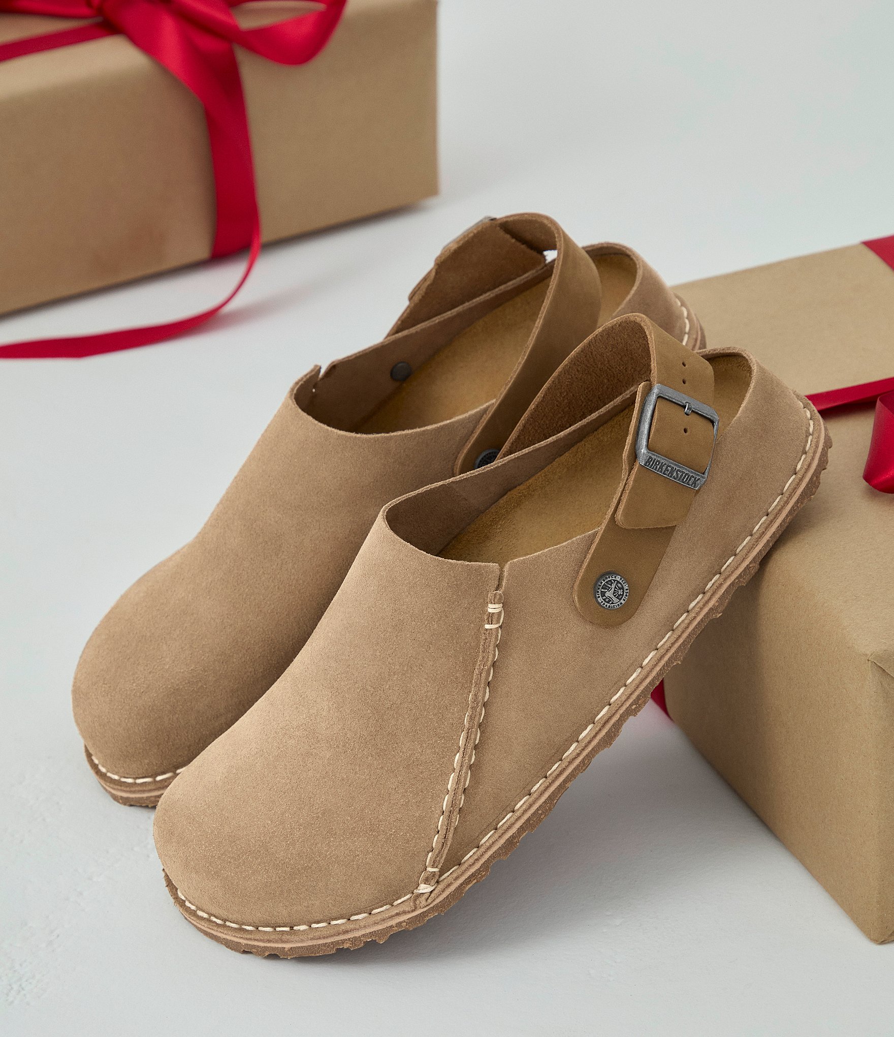 Birkenstock Men's Lutry 365 Suede Slip On Clogs