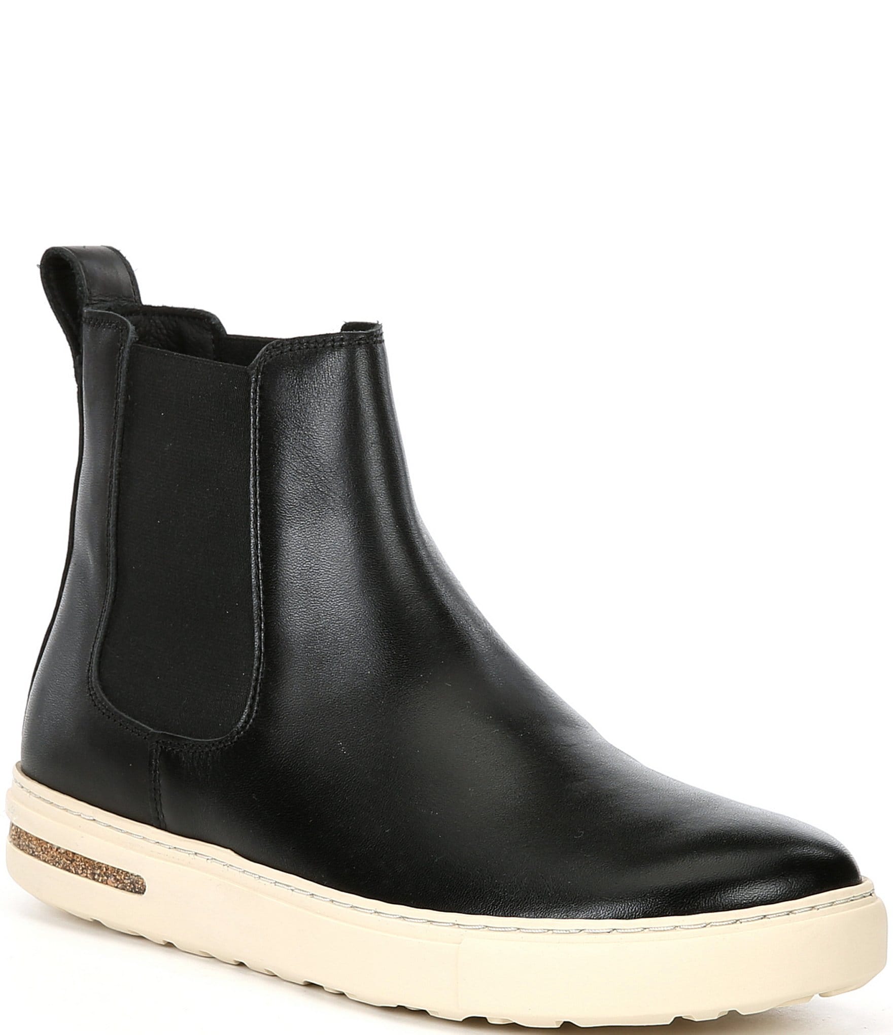 Leather sneaker booties hotsell