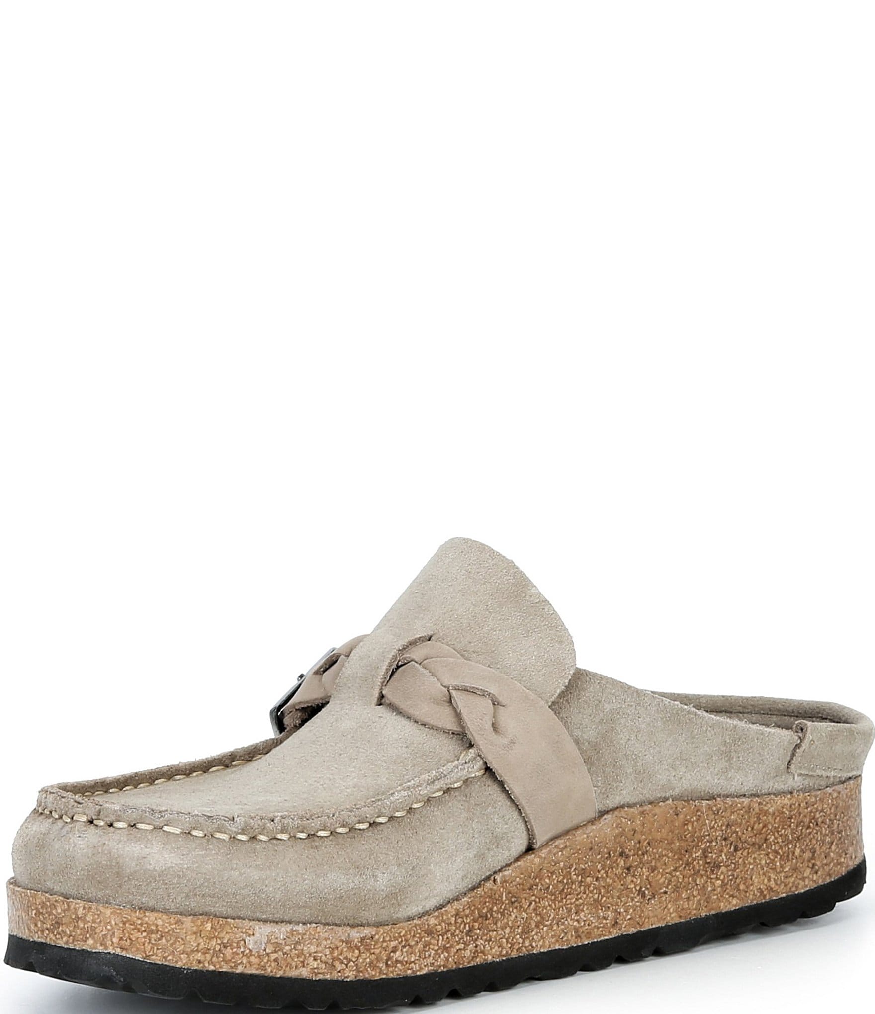 Birkenstock Women's Buckley Braided Suede Clogs