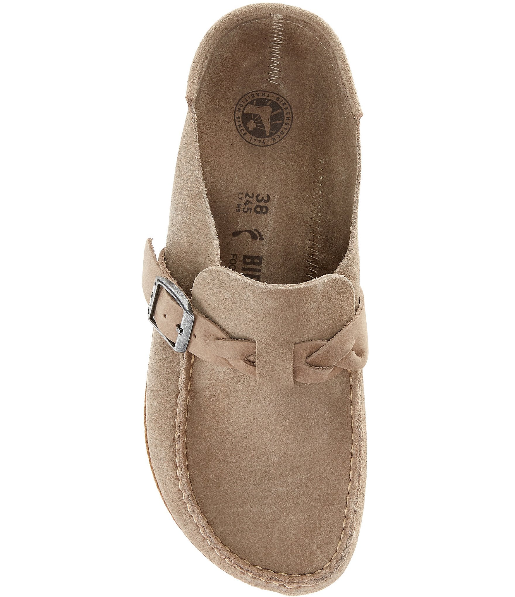 Birkenstock Women's Buckley Braided Suede Clogs