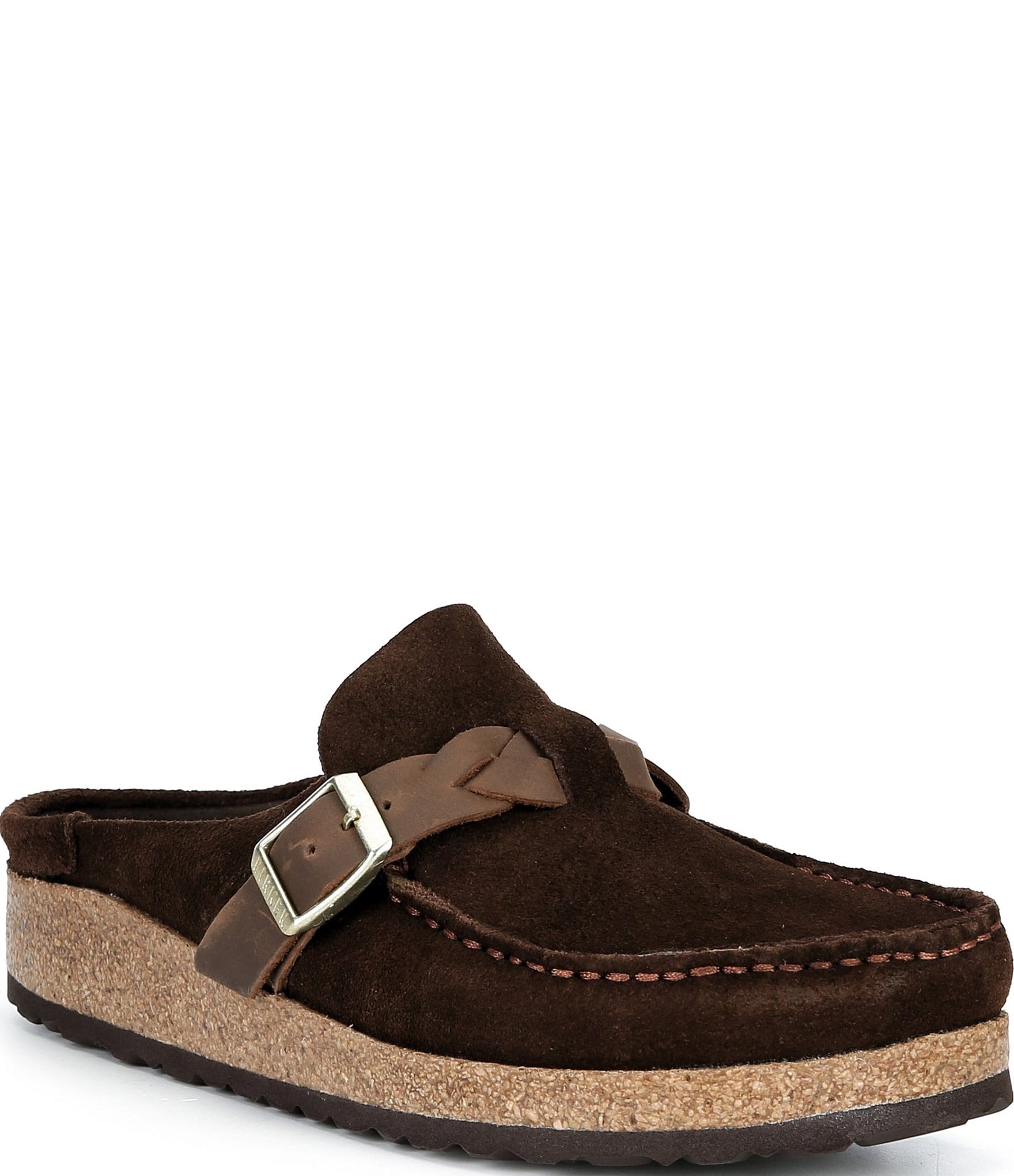 Birkenstock Women's Buckley Braided Suede Clogs