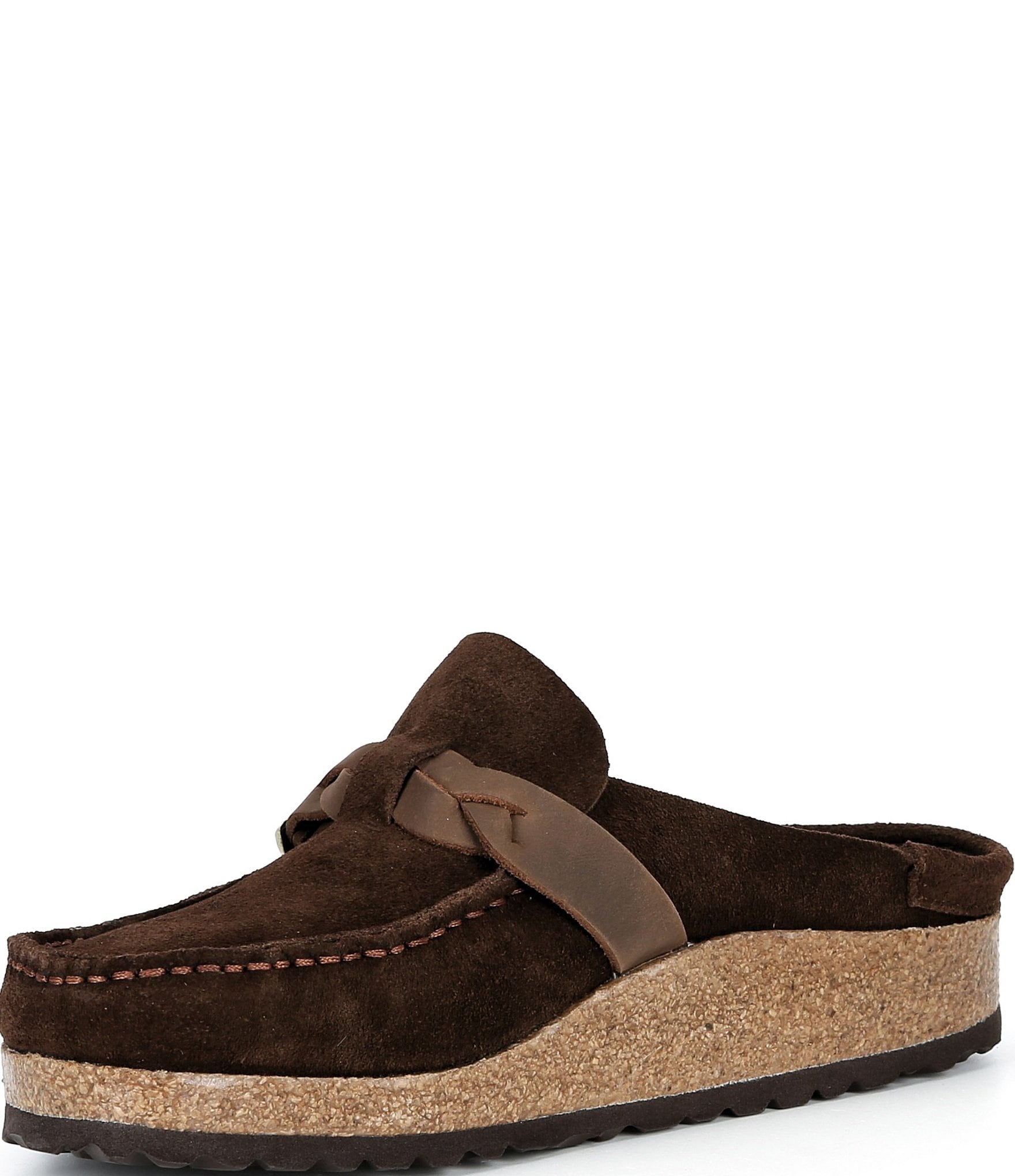 Birkenstock Women's Buckley Braided Suede Clogs