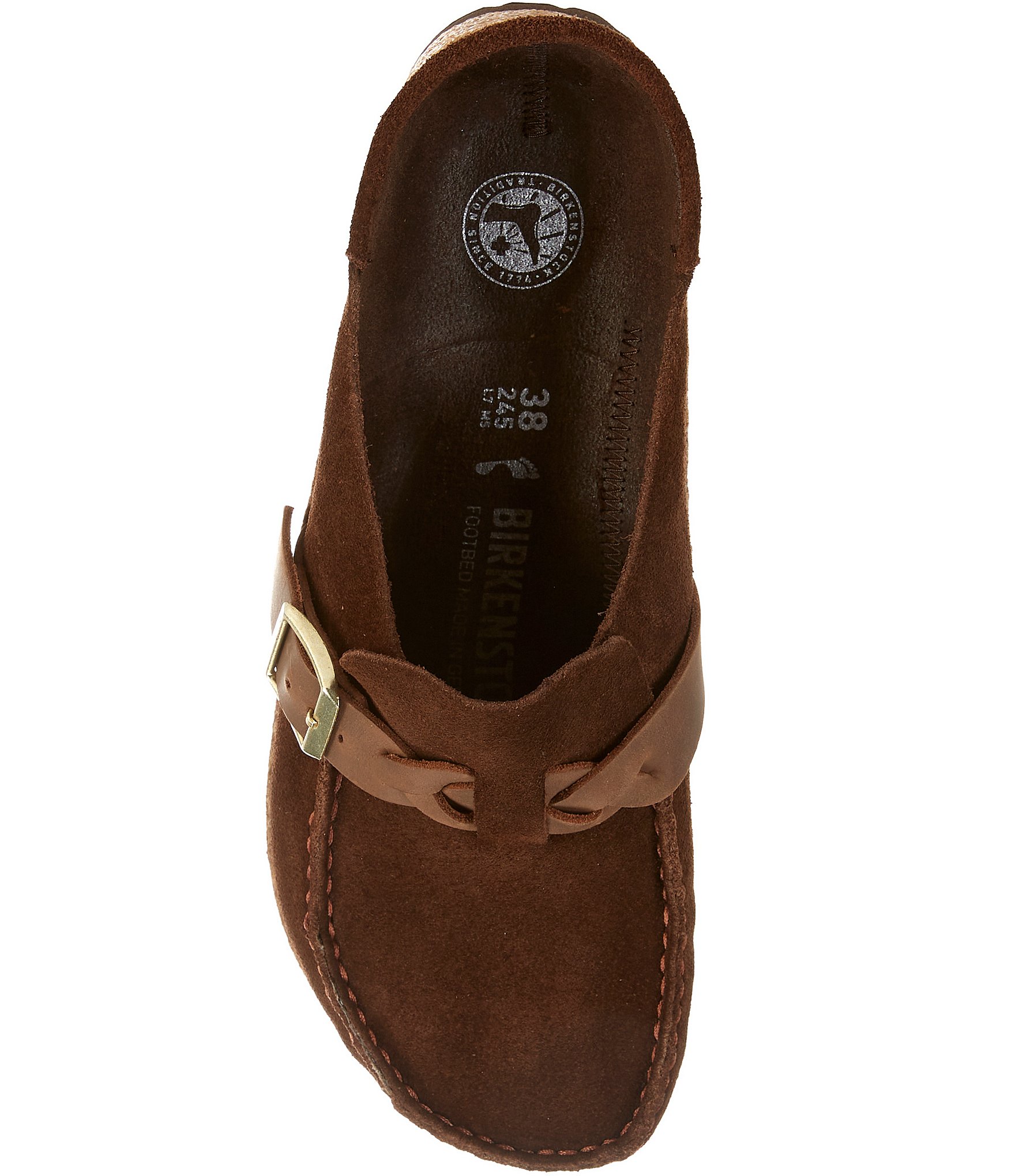 Birkenstock Women's Buckley Braided Suede Clogs