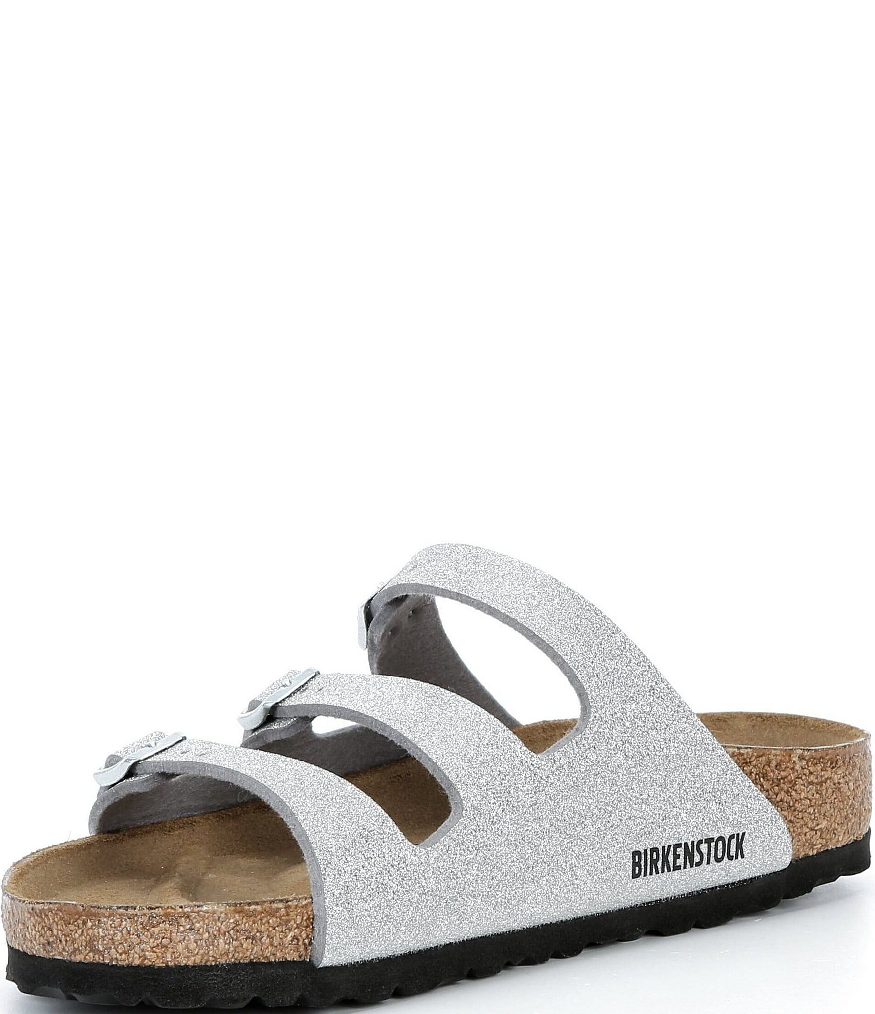 Birkenstock Women's Florida Glitter Triple Strap Slide Sandals