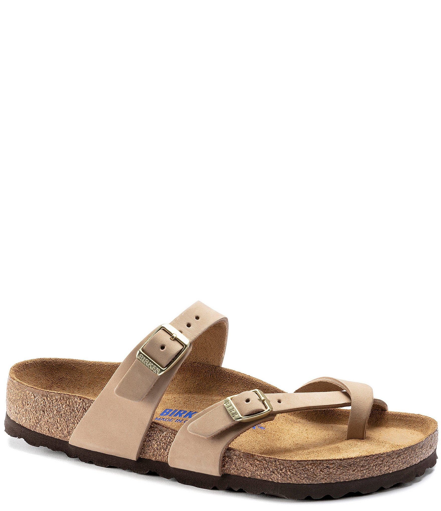 Birkenstock Women's Mayari Suede Nubuck Toe Loop Thong Sandals | Dillard's