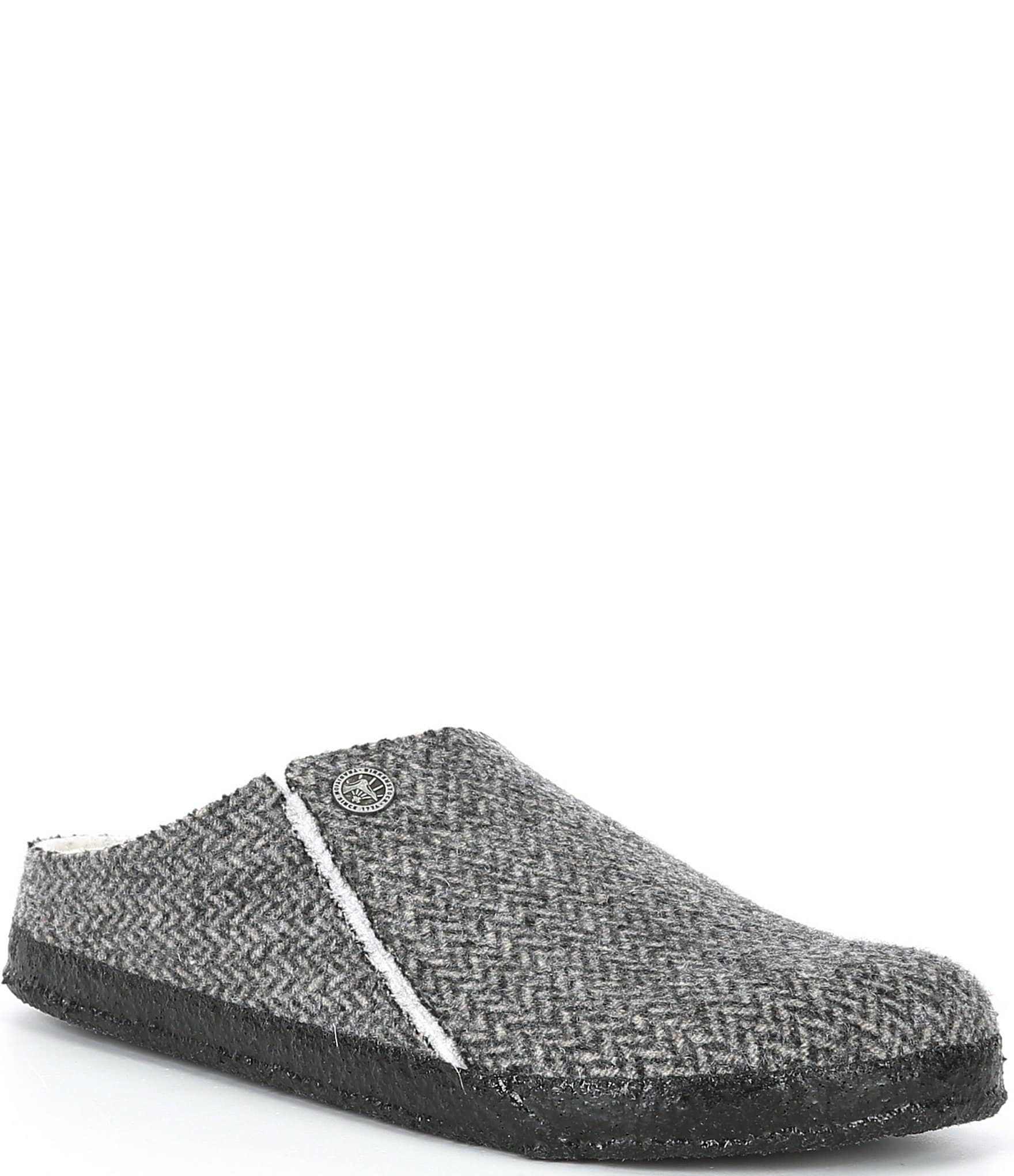 Birkenstock Women's Zermatt Herringbone Shearling-Lined Slippers