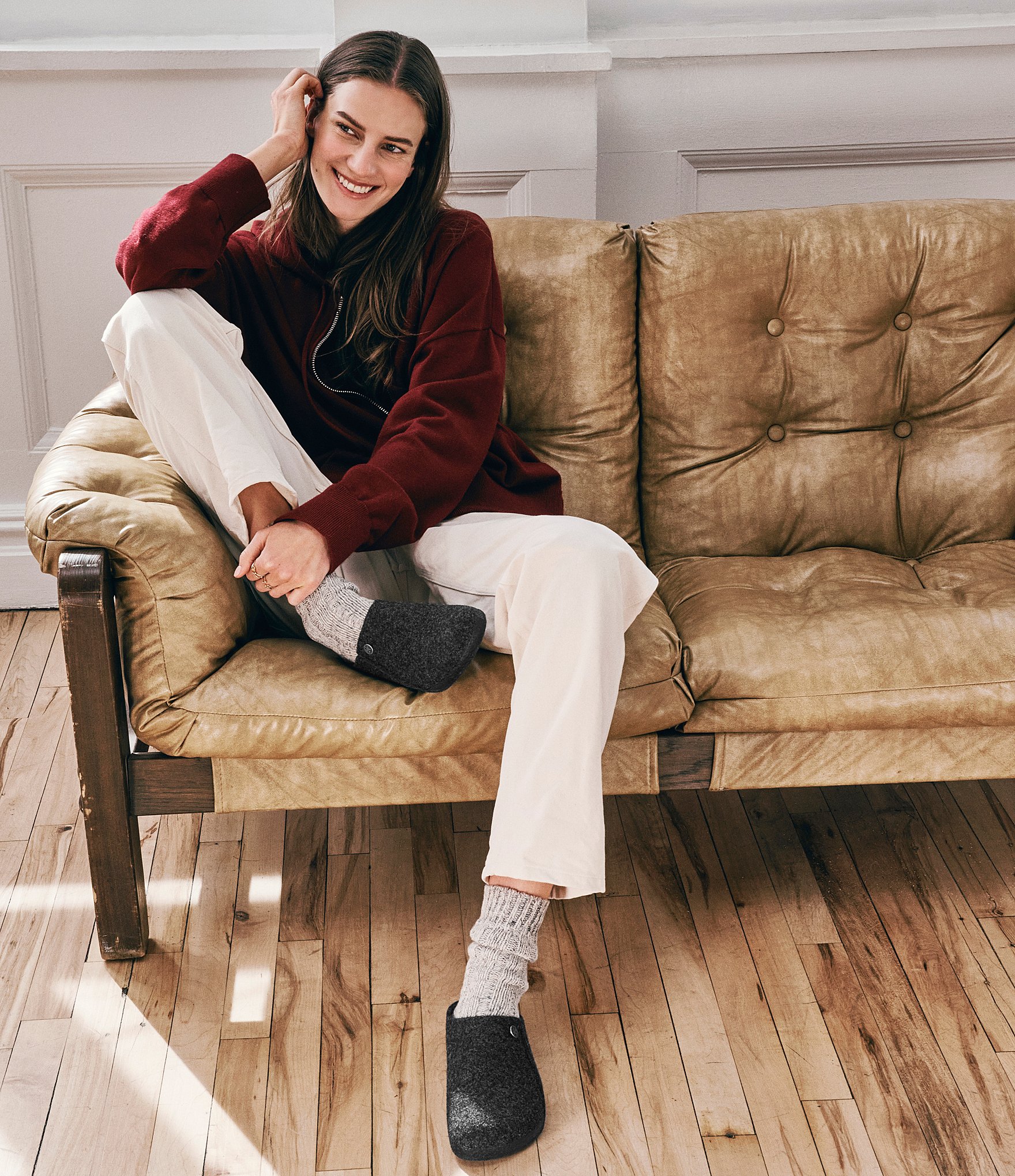 Birkenstock Women's Zermatt Shearling Lined Family Matching Slippers