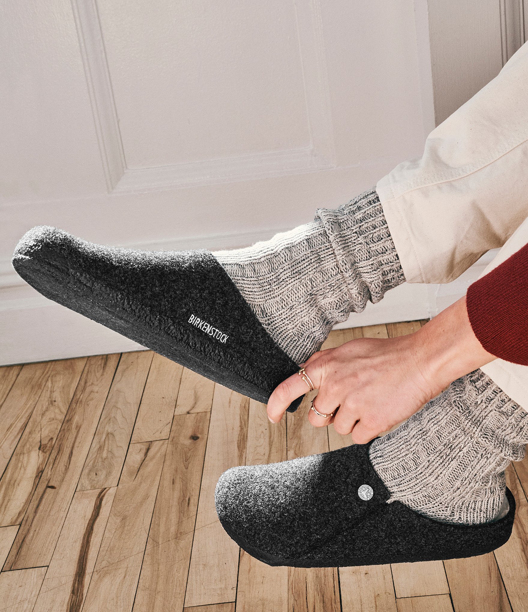 Birkenstock Women's Zermatt Shearling Lined Family Matching Slippers