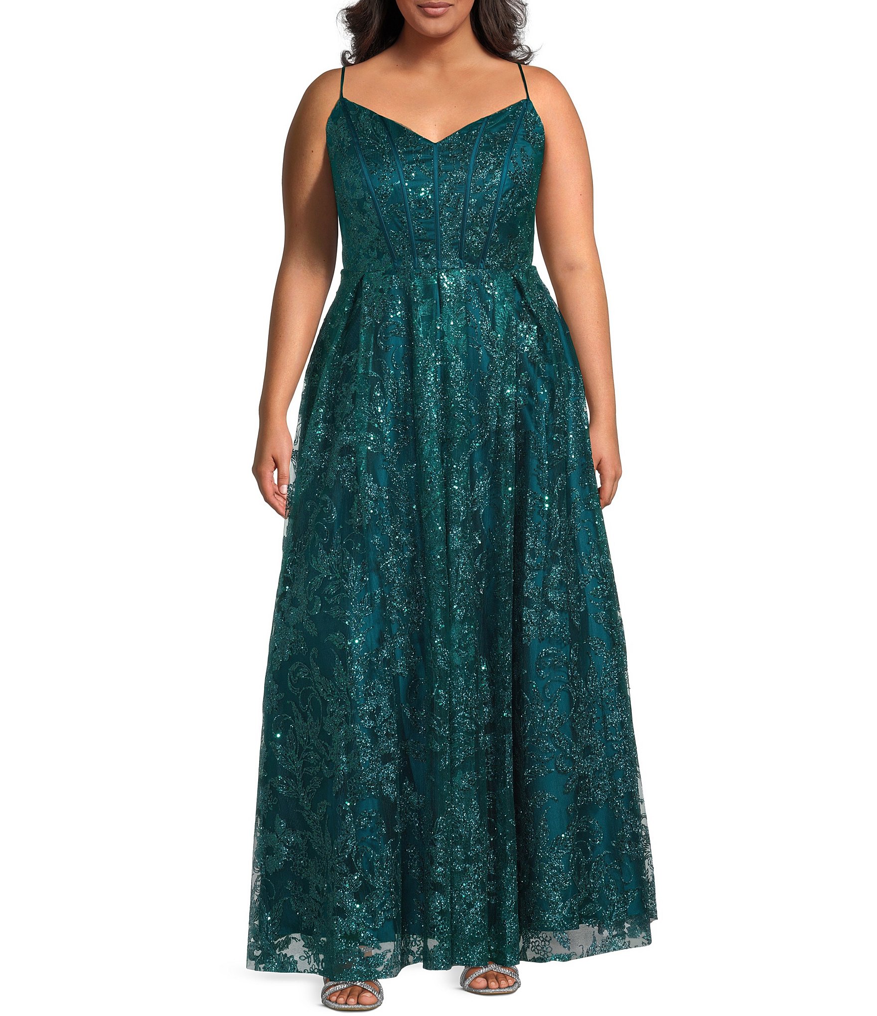 strapless open back dress A Line V Neck Pleats Chiffon Prom Dresses
