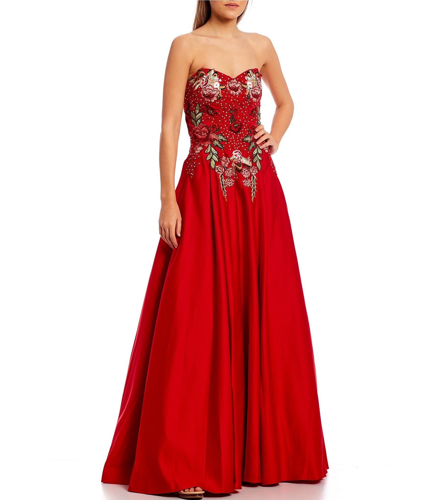 Blondie Nites Red Prom Dress Size 11 (Juniors') - www.fullhealthsecrets.com