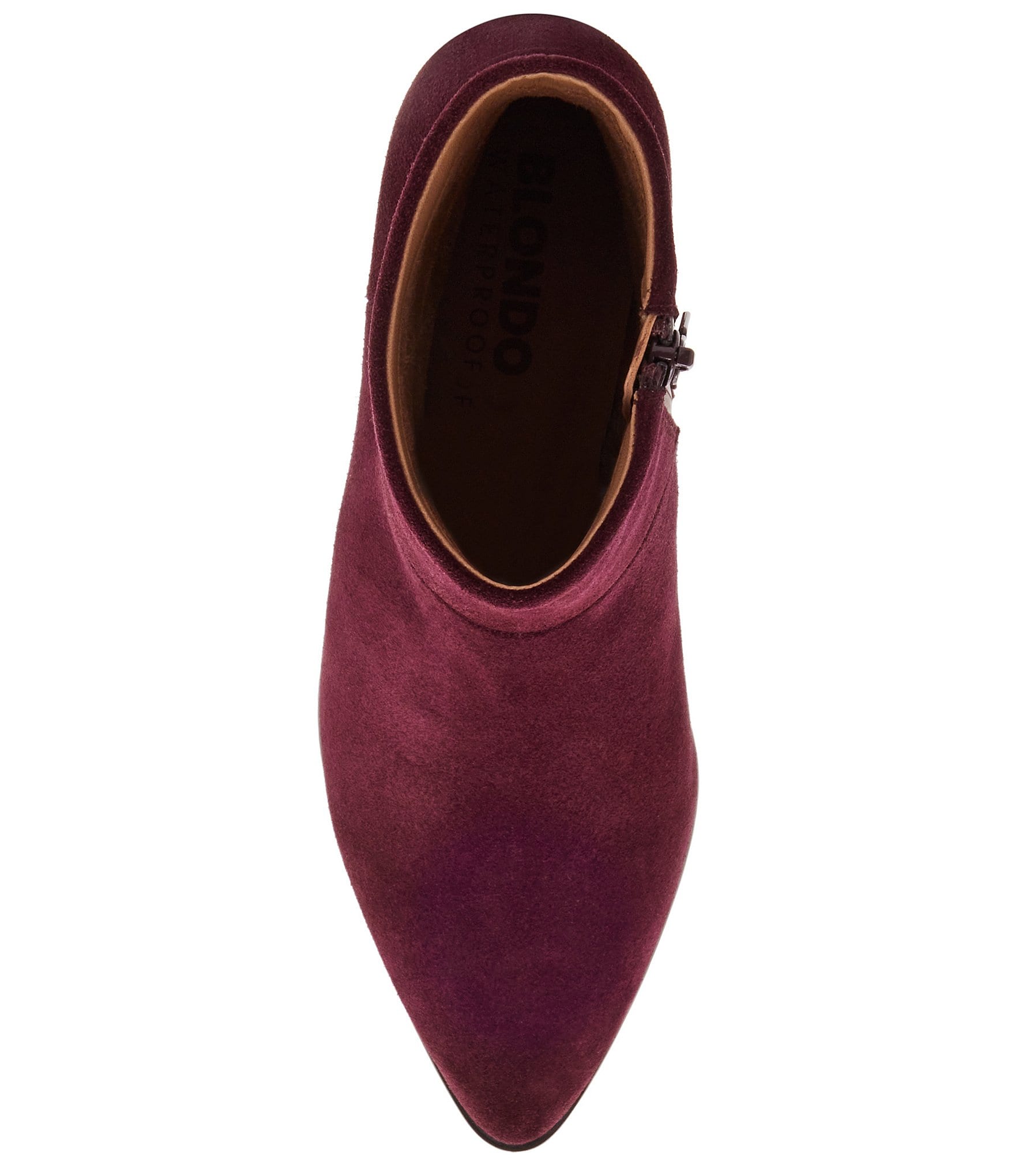 Blondo Arena Waterproof Suede Block Heel Booties