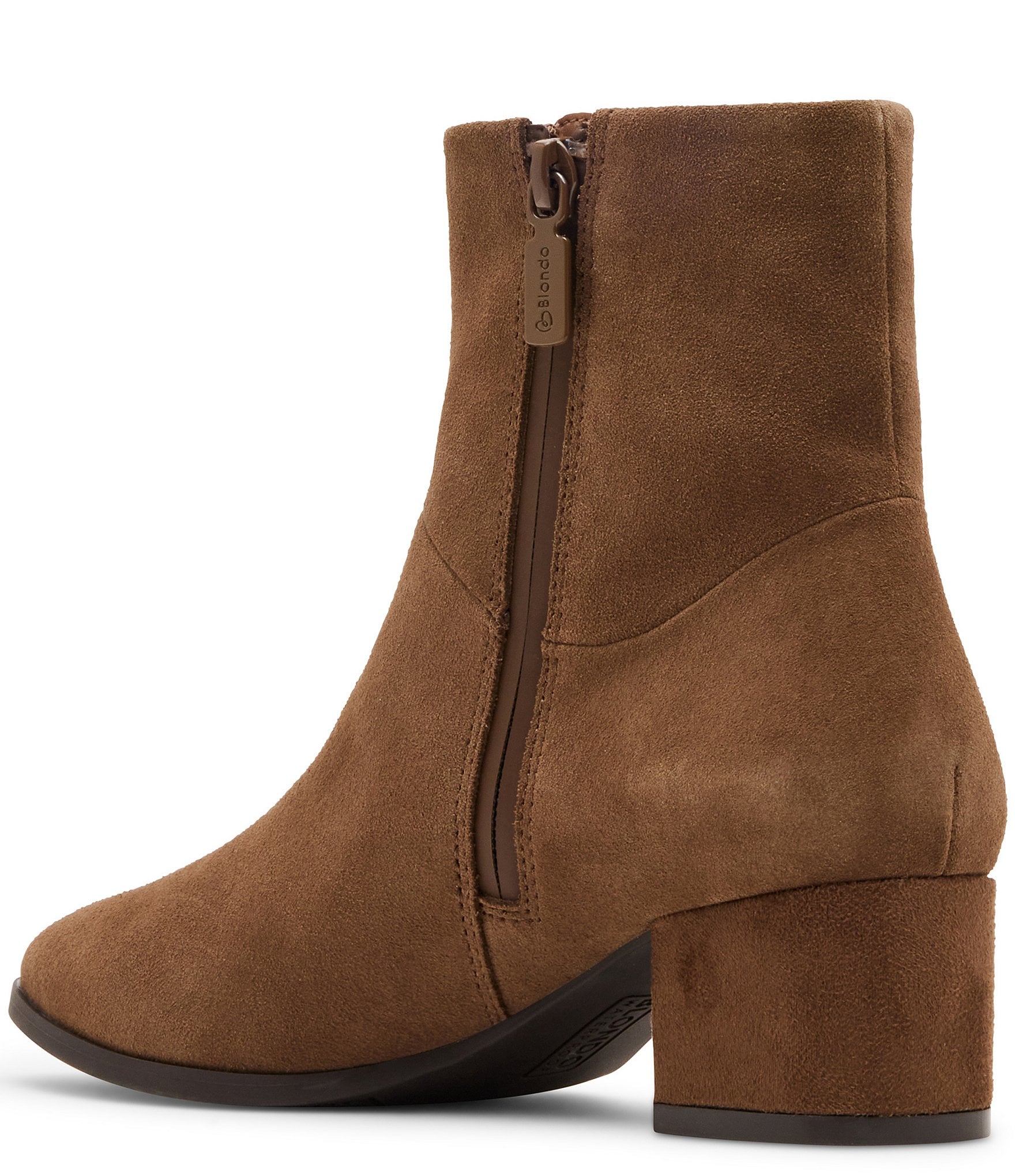 Blondo Arena Waterproof Suede Block Heel Booties