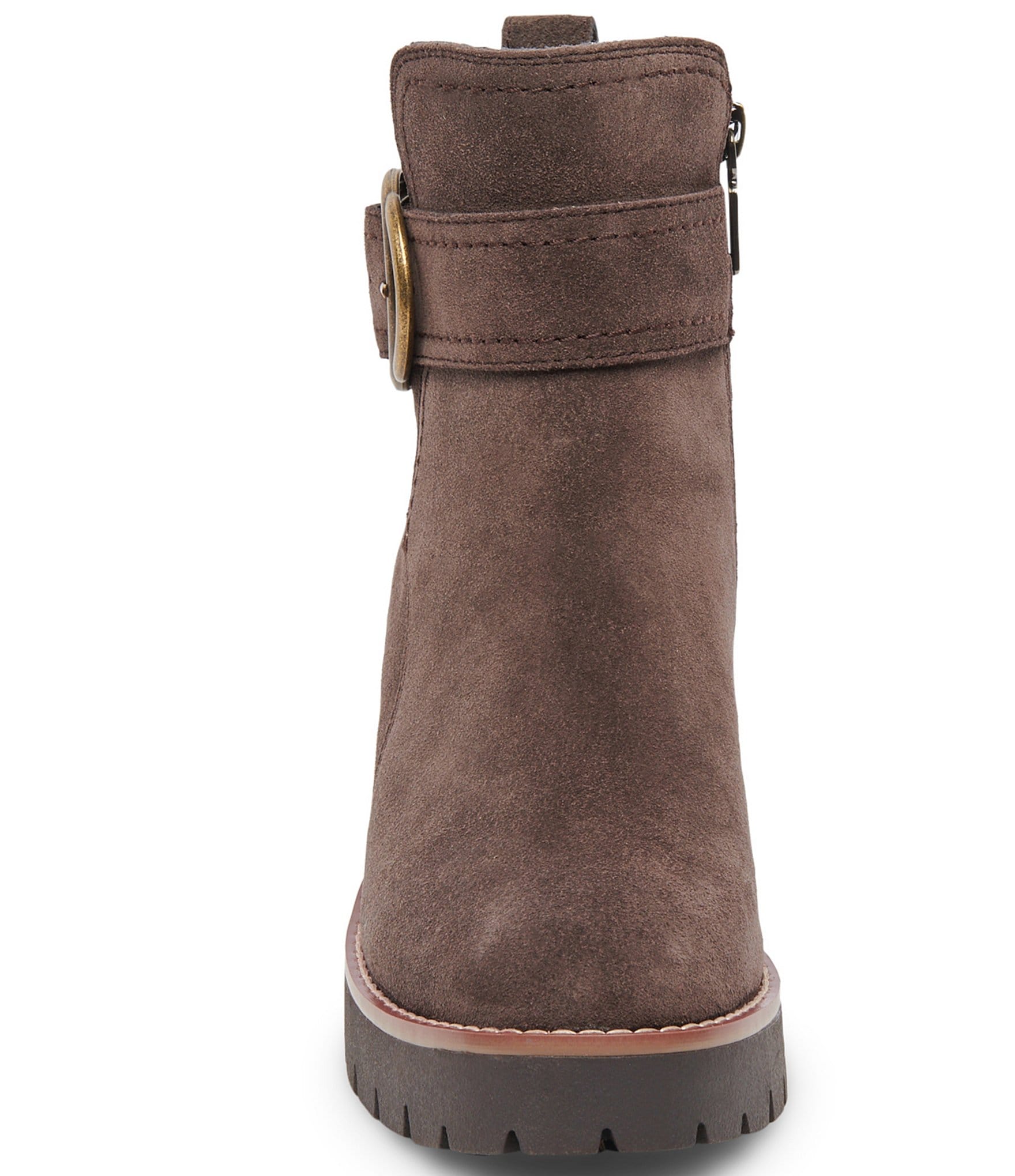 Blondo Dagger Waterproof Suede D-Ring Hardware Detail Booties