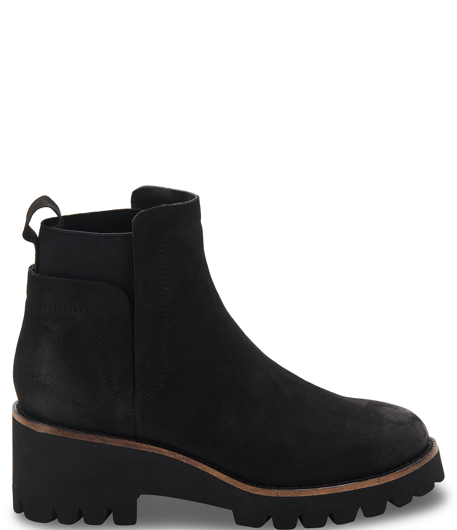 Blondo Danika Waterproof Nubuck Lug Sole Platform Booties