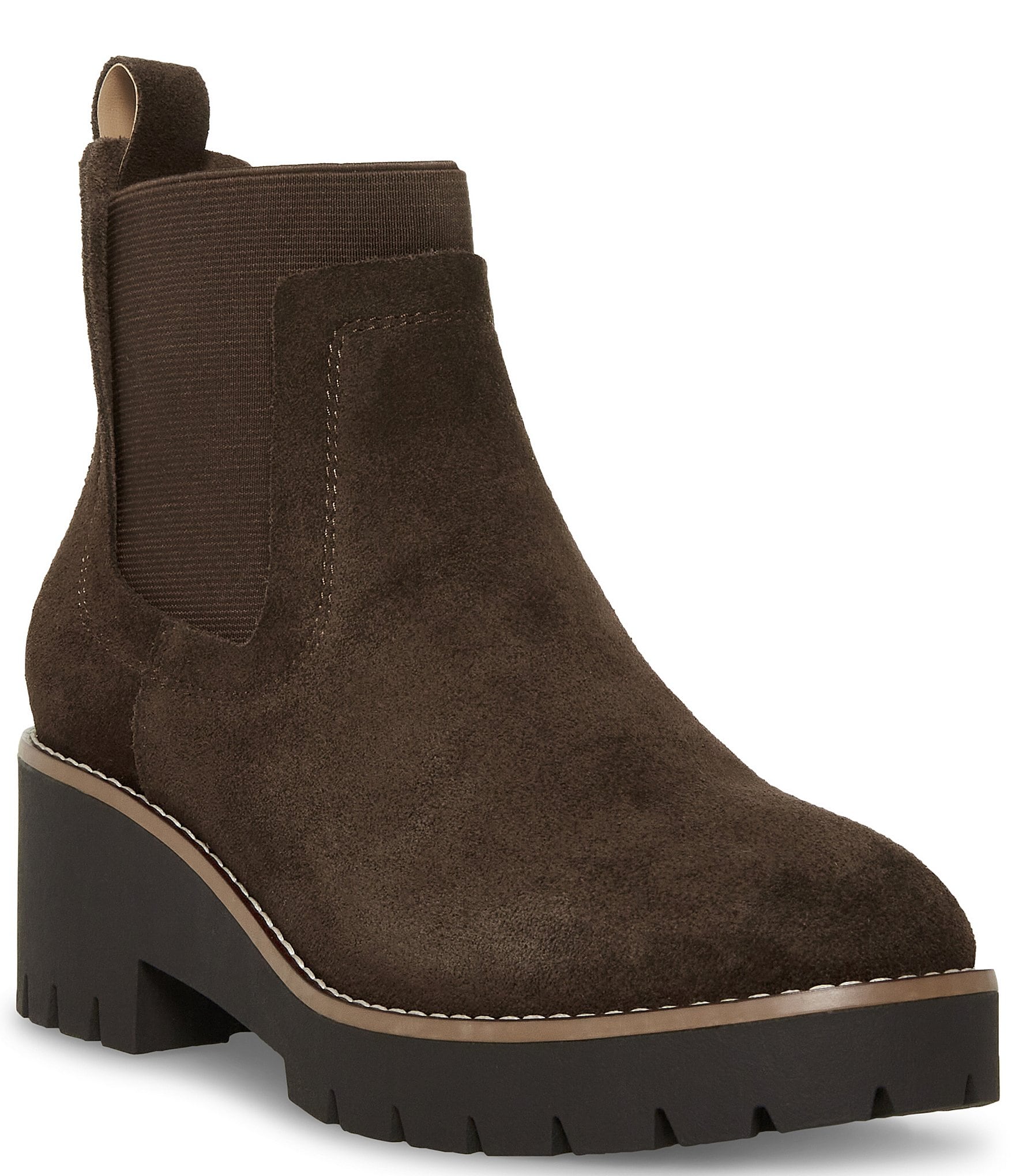 Blondo Dyme Waterproof Suede Lug Sole Booties