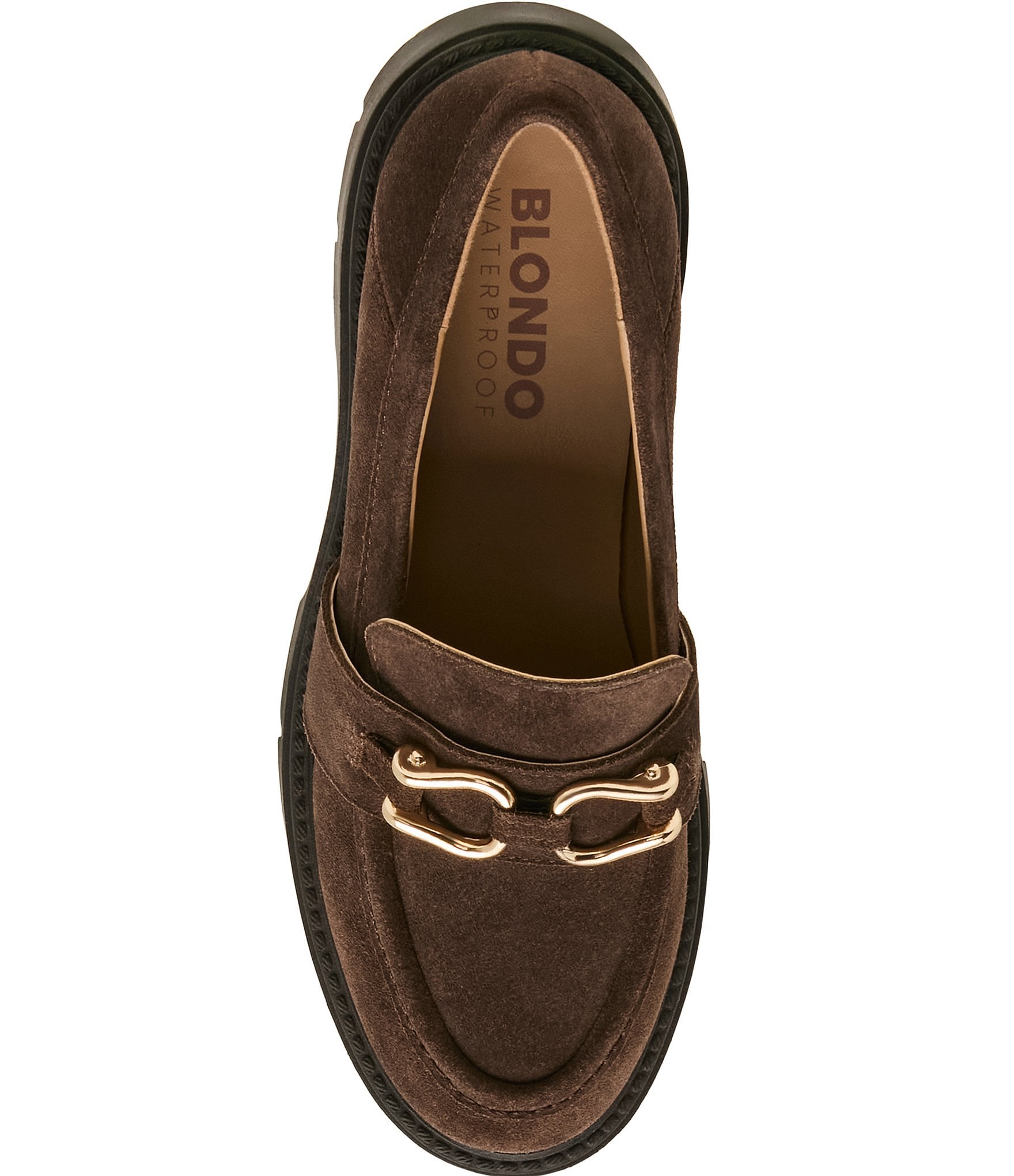 Blondo Klara Waterproof Suede Bit Lug Loafers