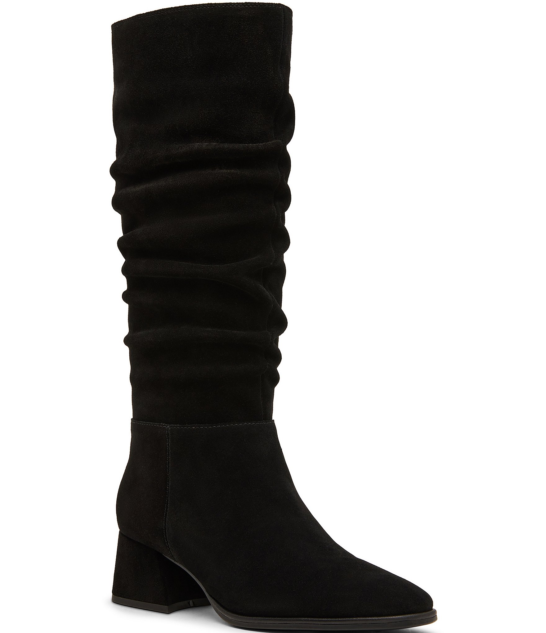 Blondo Maddix Waterproof Suede Scrunch Tall Boots