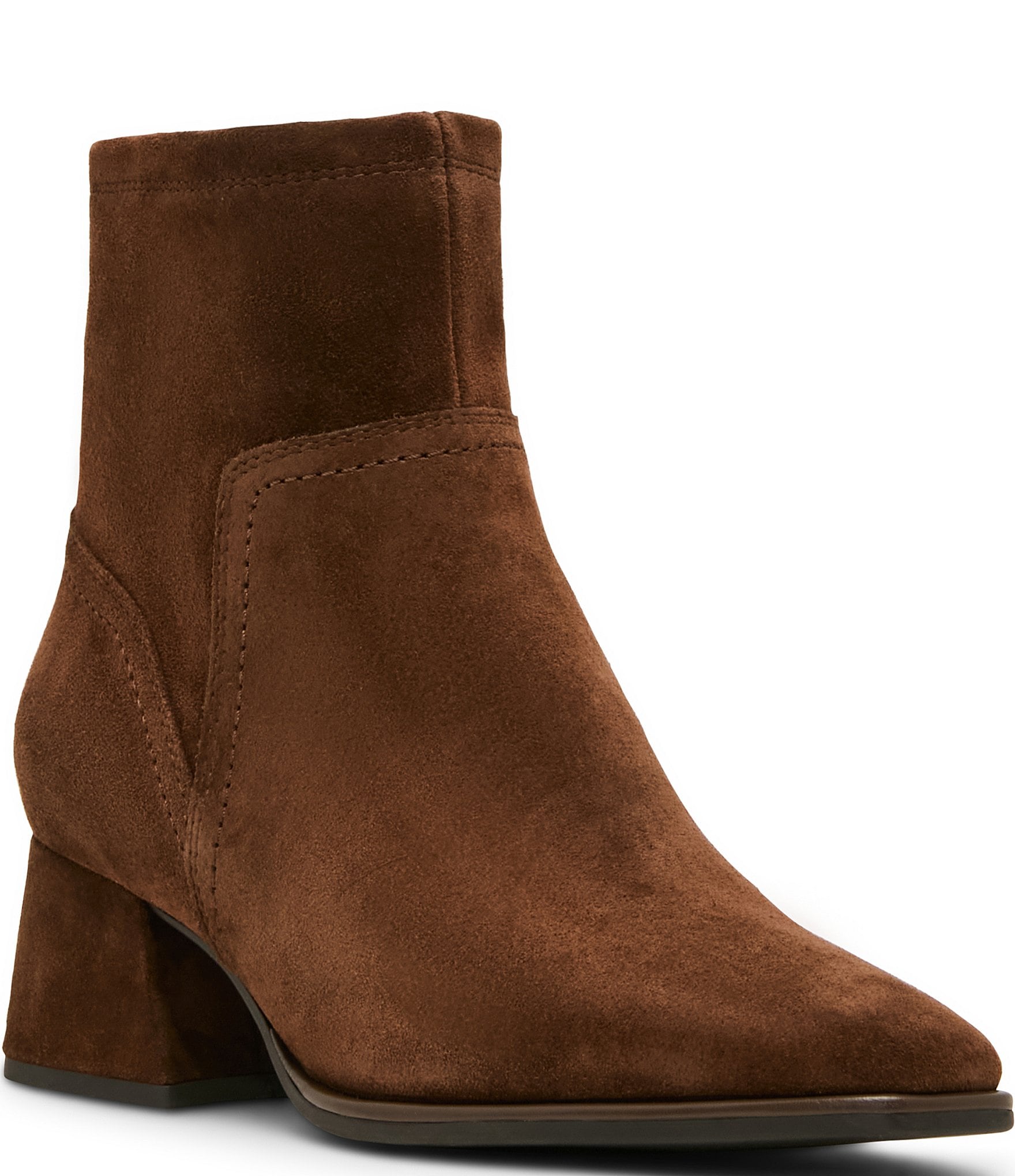 Blondo Marina Waterproof Suede Low Heel Booties