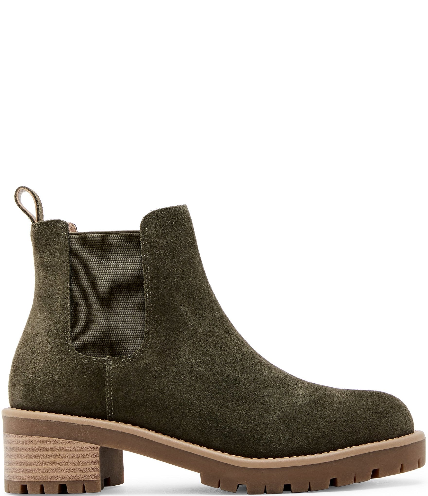 Blondo Mayes Waterproof Suede Lug Sole Booties