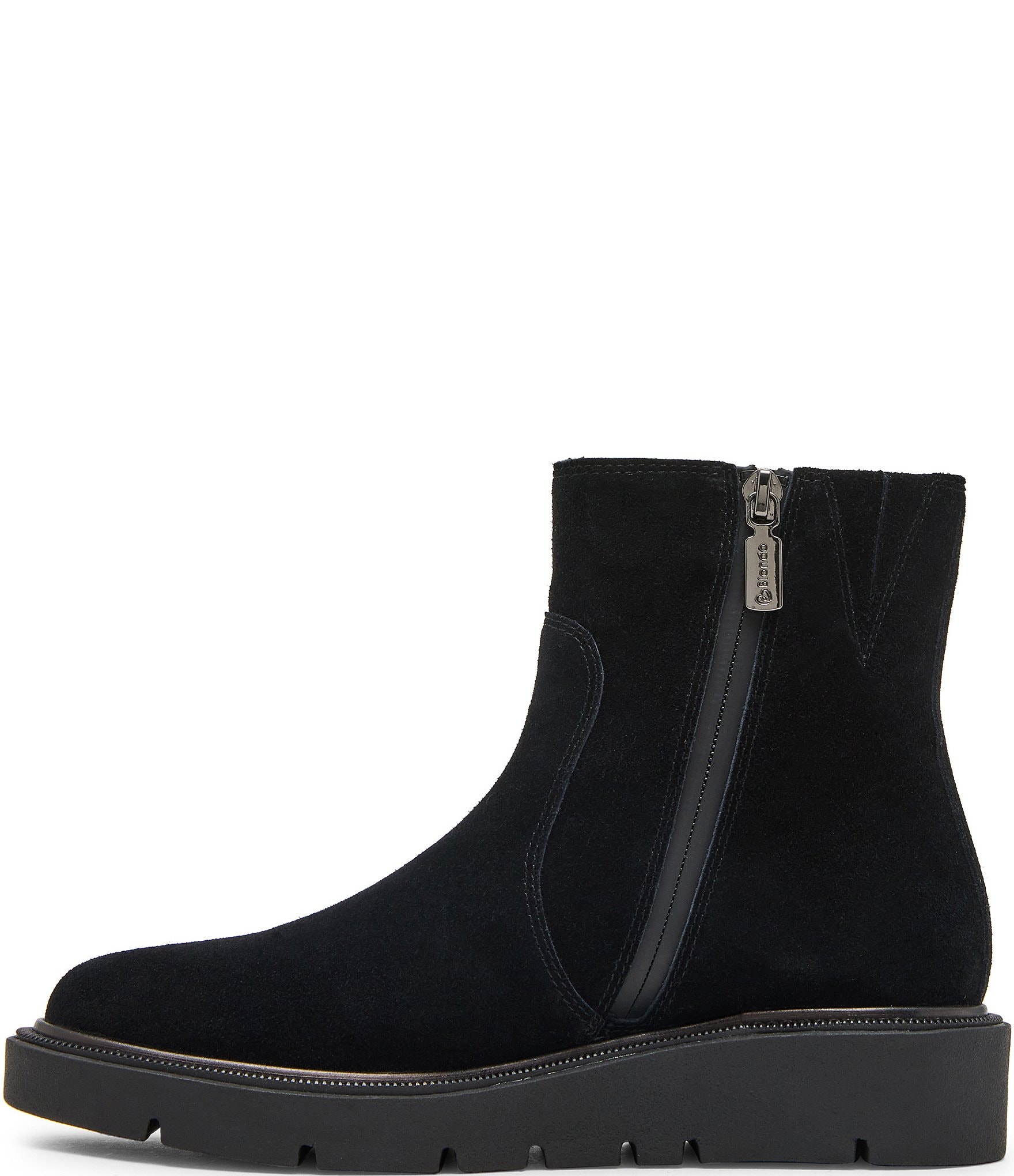Blondo Motion Waterproof Suede Wedge Booties