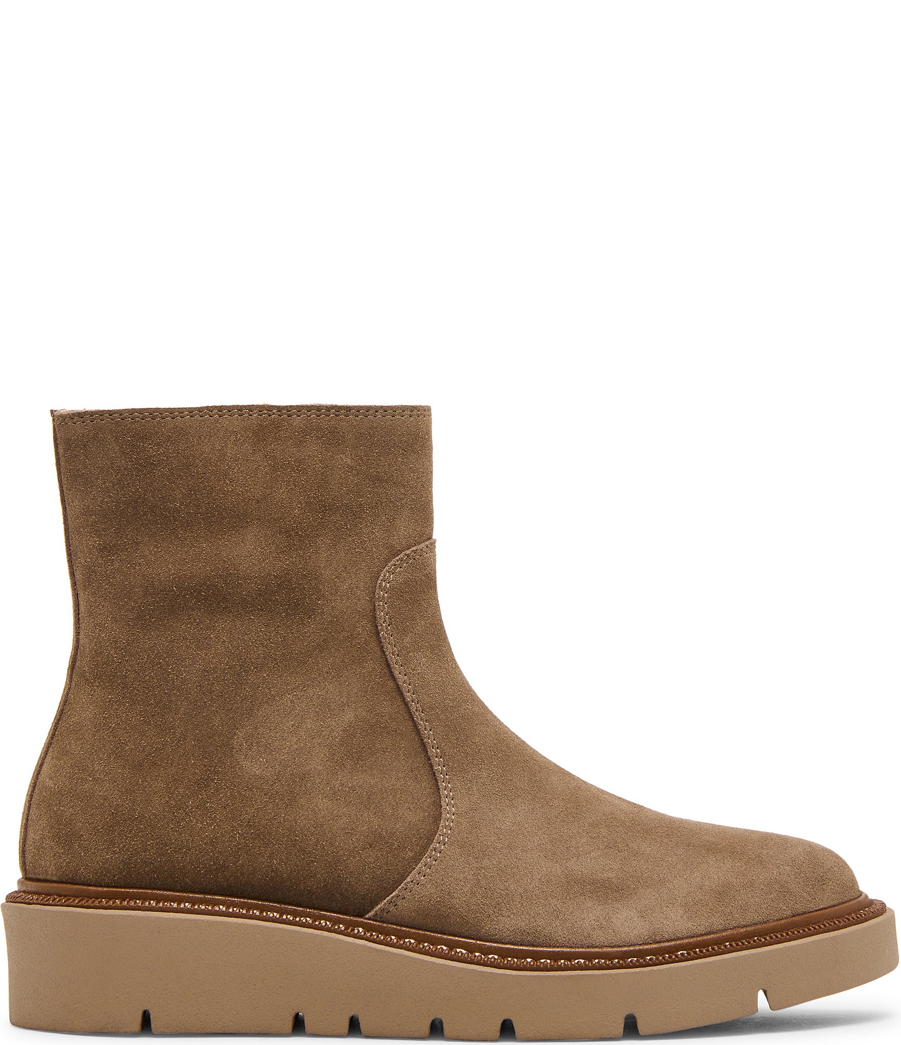 Blondo Motion Waterproof Suede Wedge Booties
