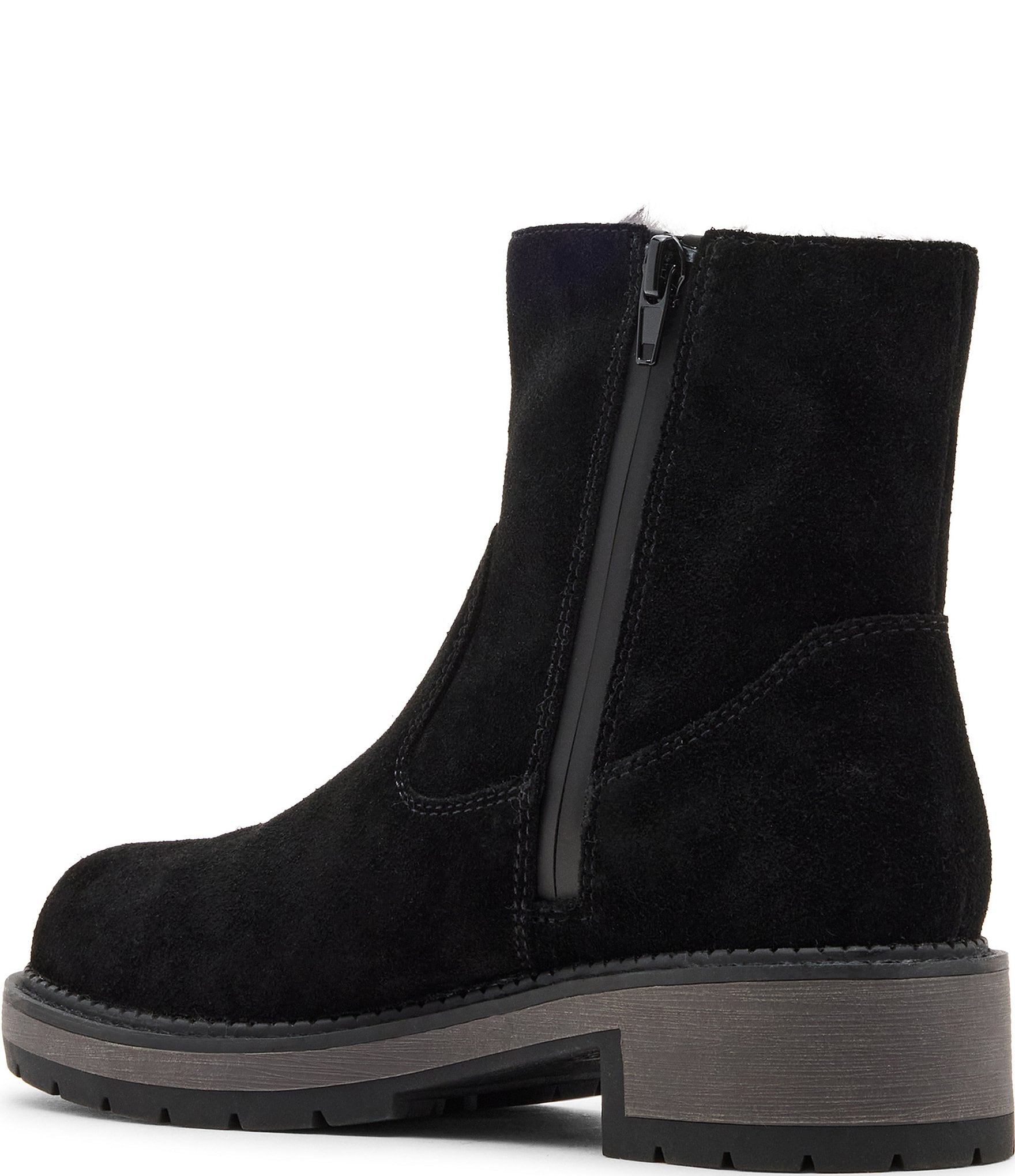 Blondo Nappa Waterproof Suede Faux Fur Lined Booties