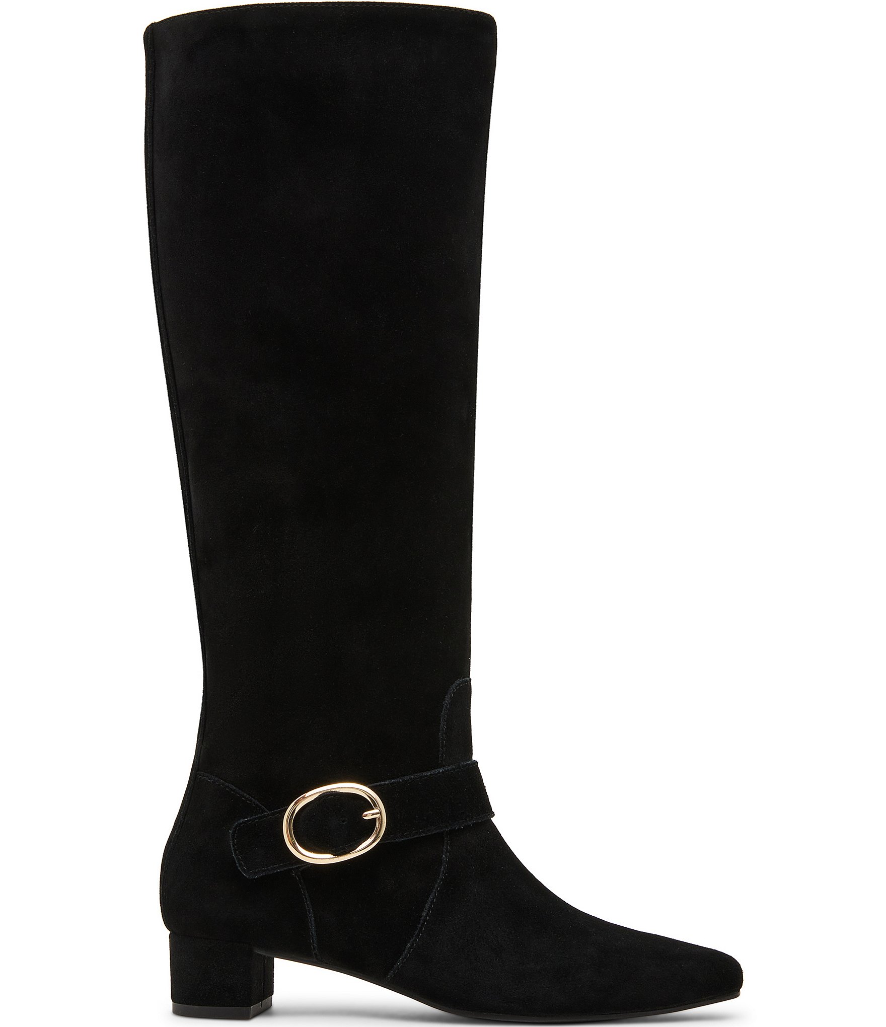 Blondo Oympia Waterproof Suede Block Heel Tall Boots