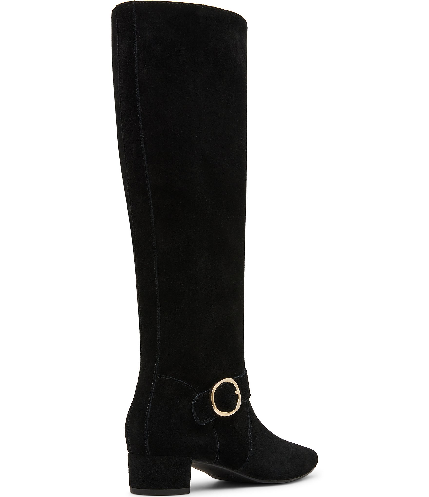 Blondo Oympia Waterproof Suede Block Heel Tall Boots