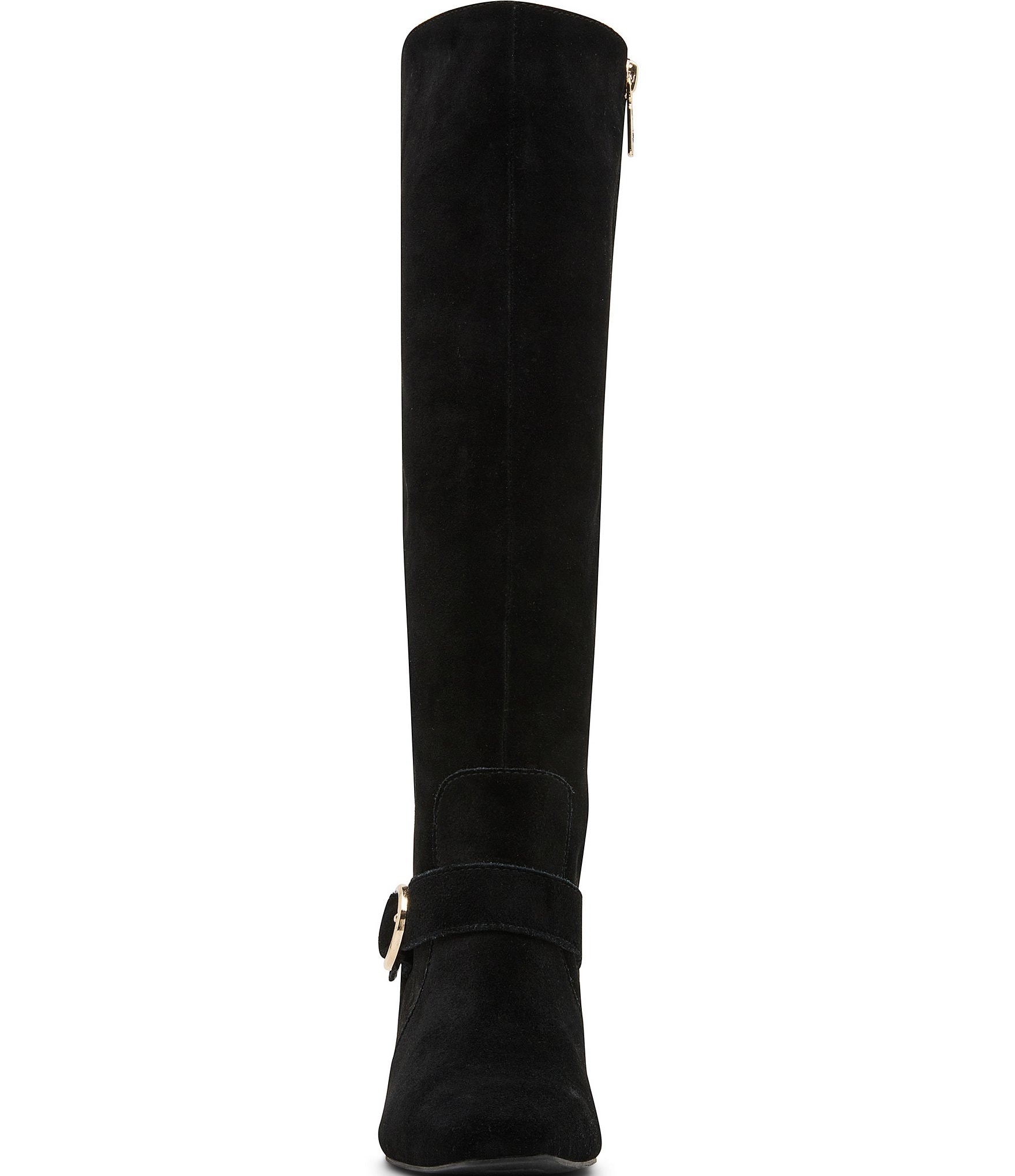 Blondo Oympia Waterproof Suede Block Heel Tall Boots