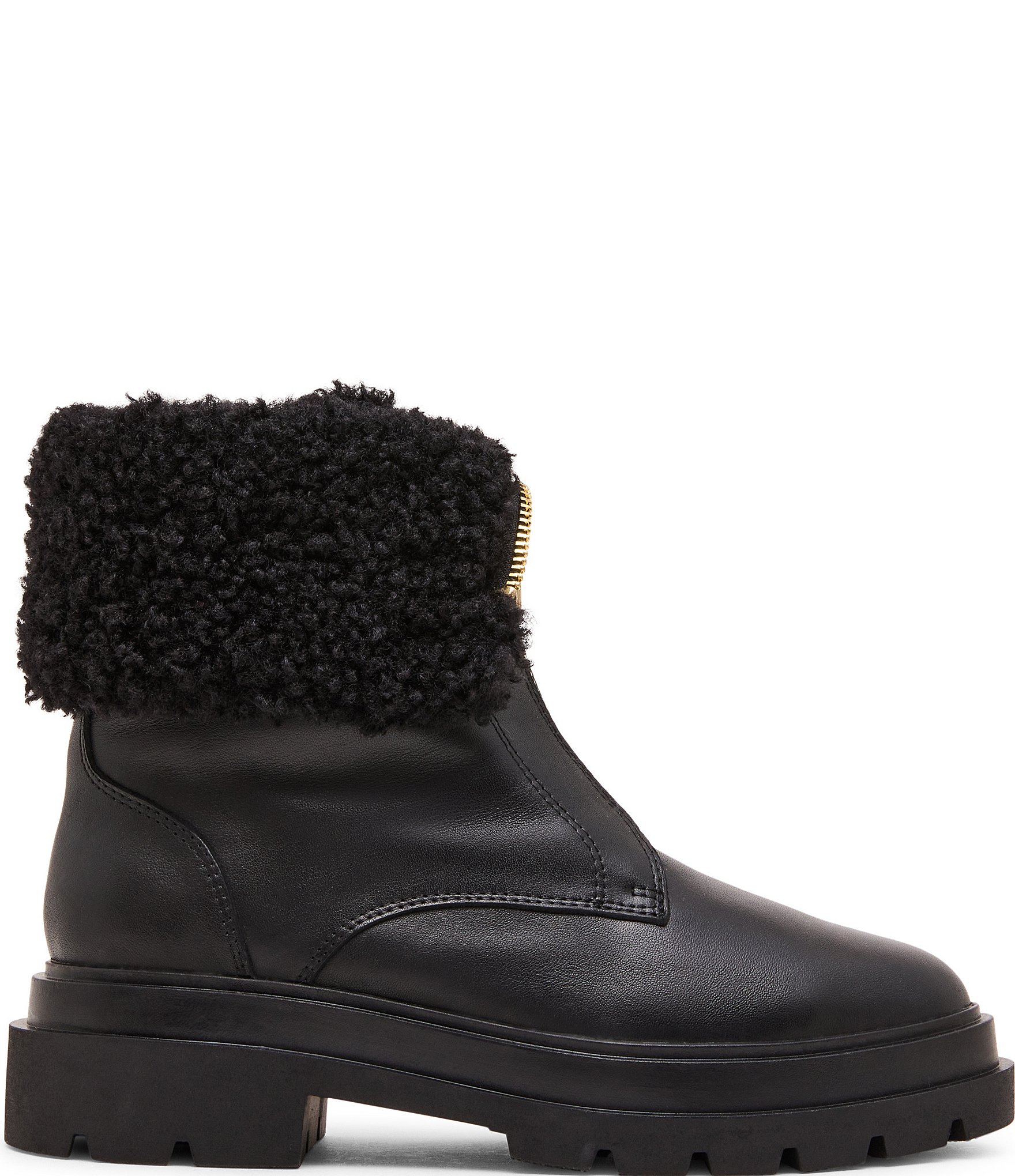 Blondo Parina Waterproof Leather Lug Sole Cold Weather Booties