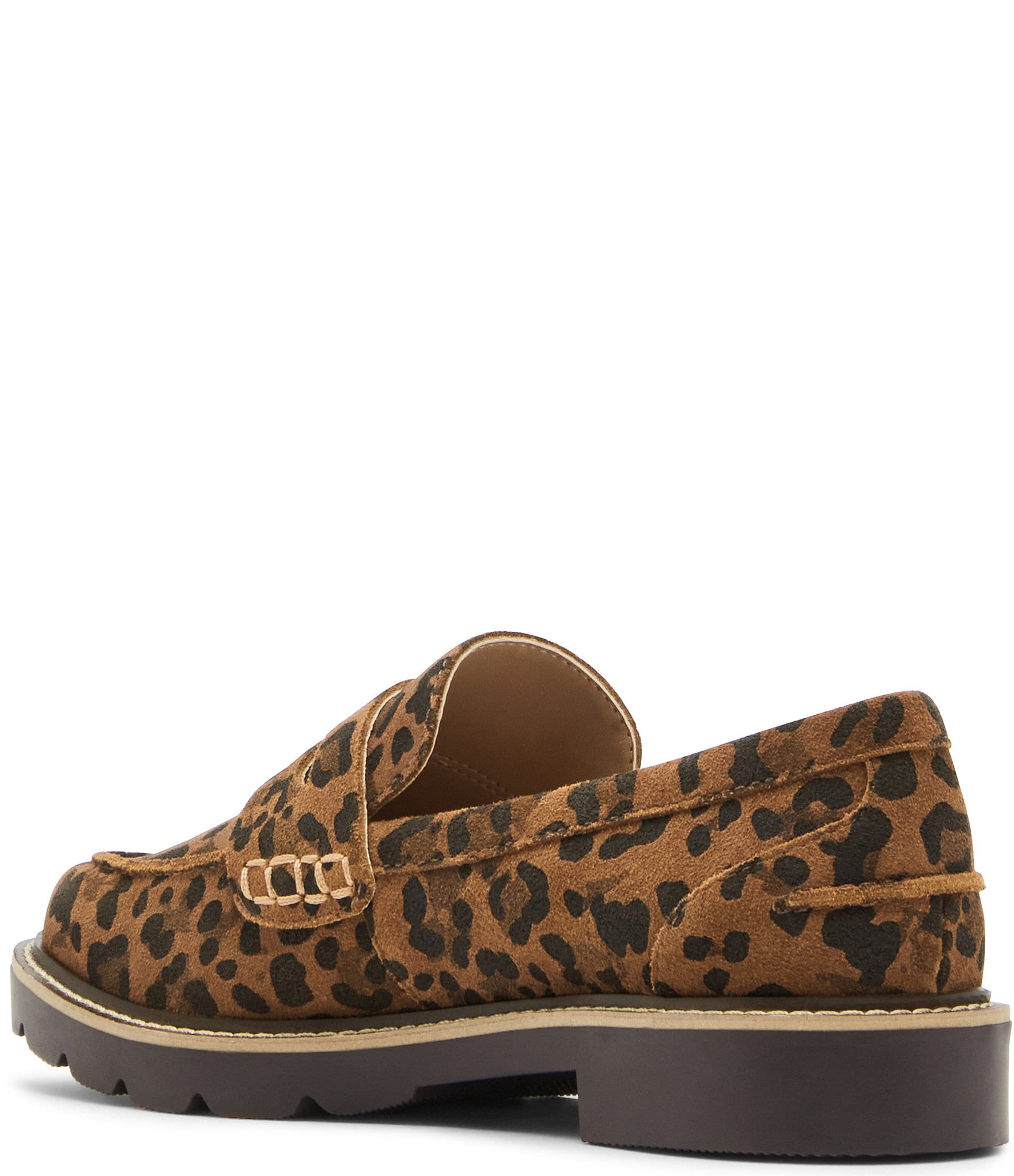Blondo Penny Leopard Suede Loafers