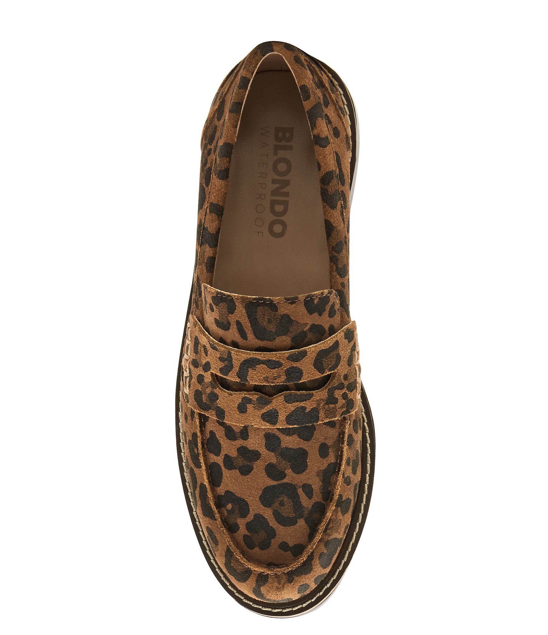 Blondo Penny Leopard Suede Loafers