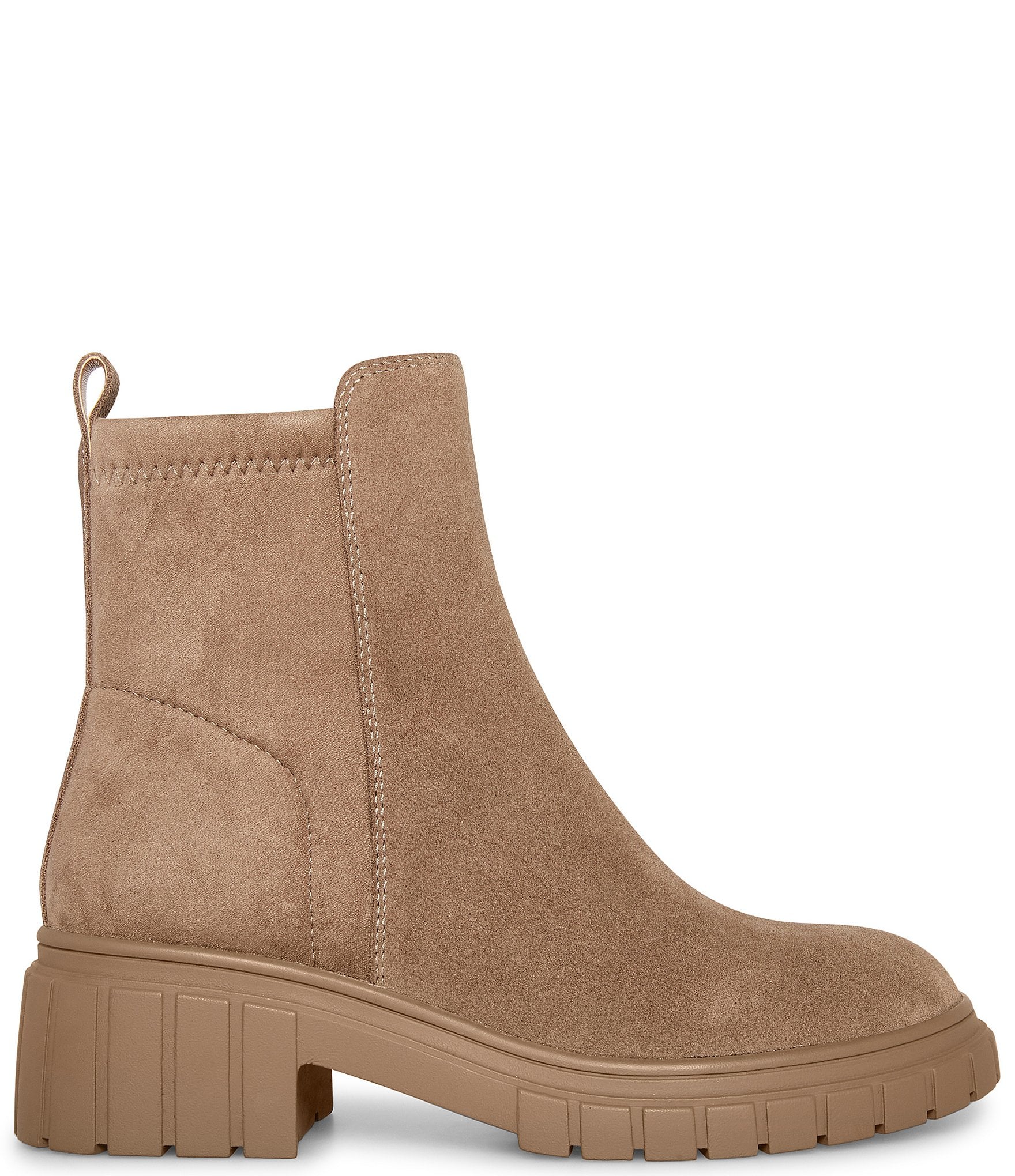 Blondo Prestly Waterproof Suede Lug Sole Booties