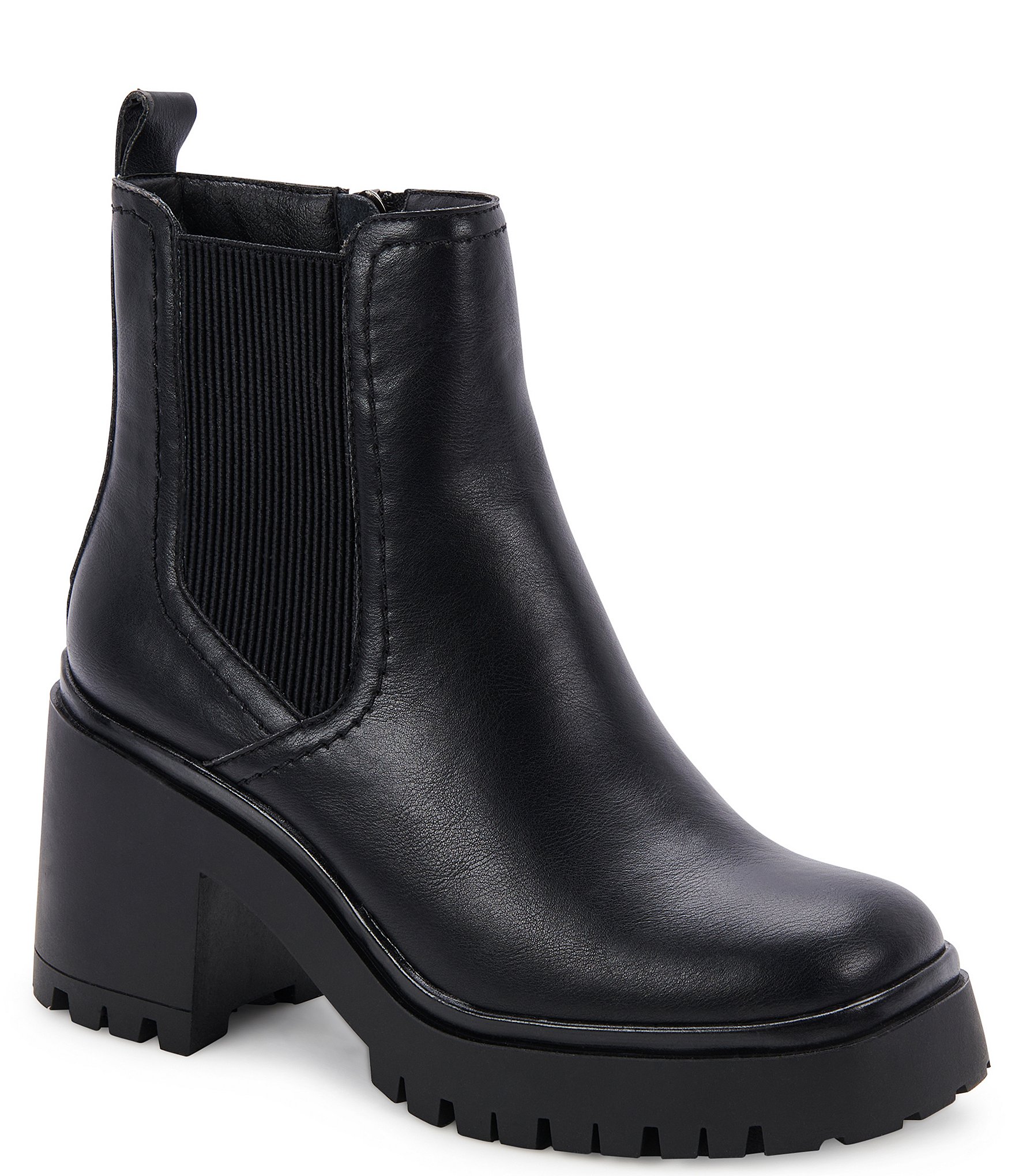 Blondo Raquel Waterproof Leather Lug Sole Boots | Dillard's