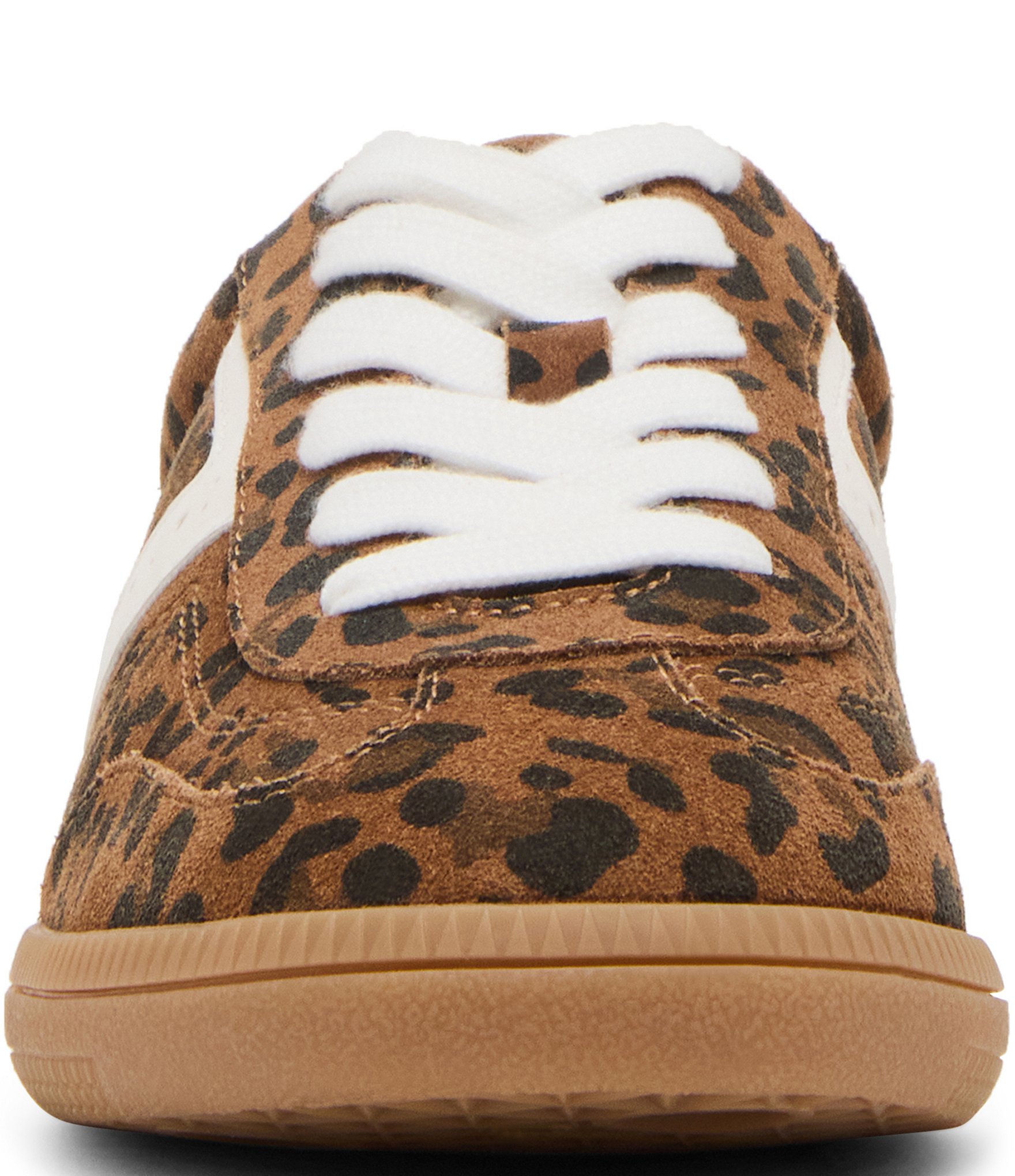 Blondo Remmie Leopard Print Suede Water Resistant Classic Retro Sneakers