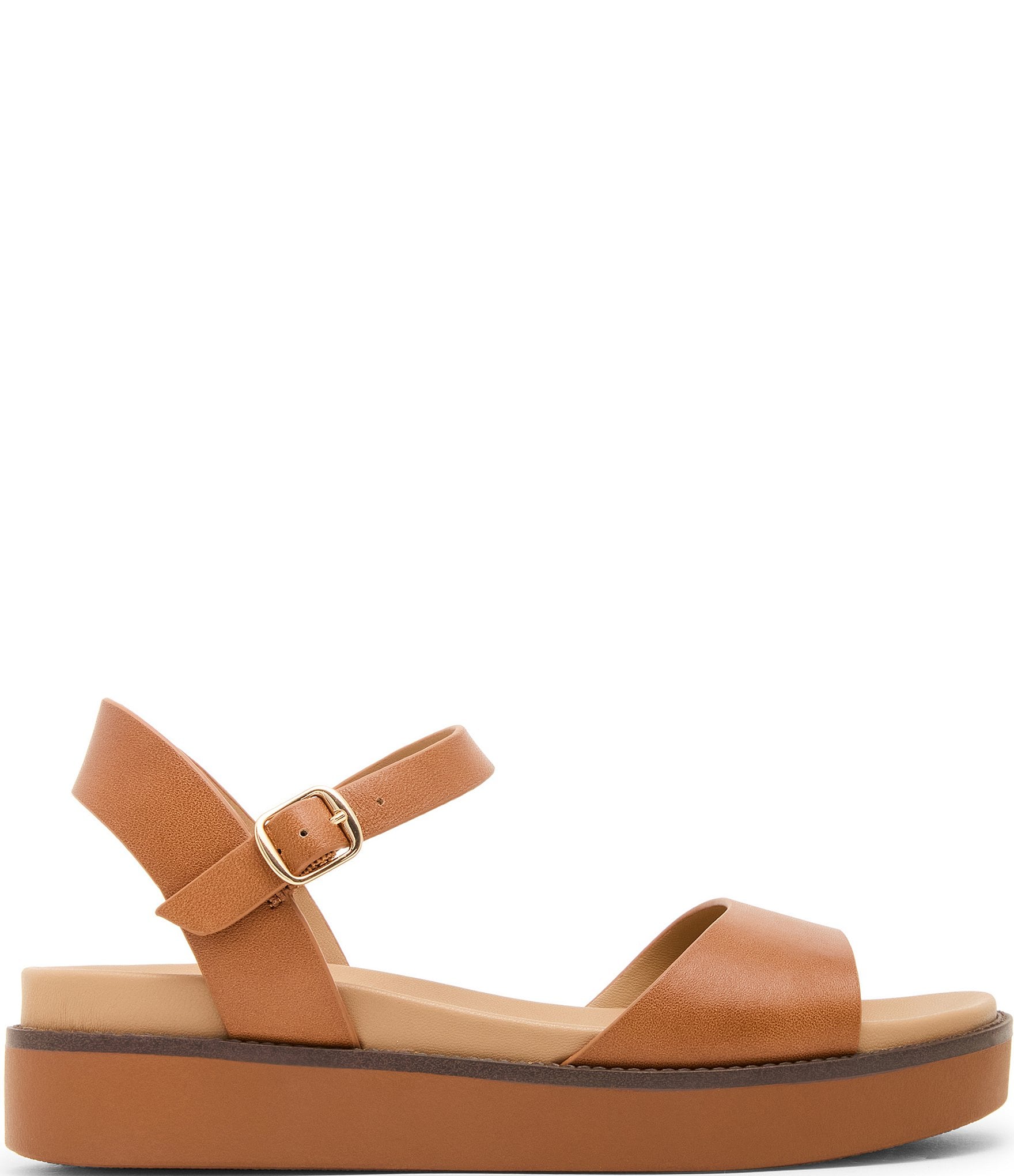 Blondo Rifkin Waterproof Leather Ankle Strap Sandals