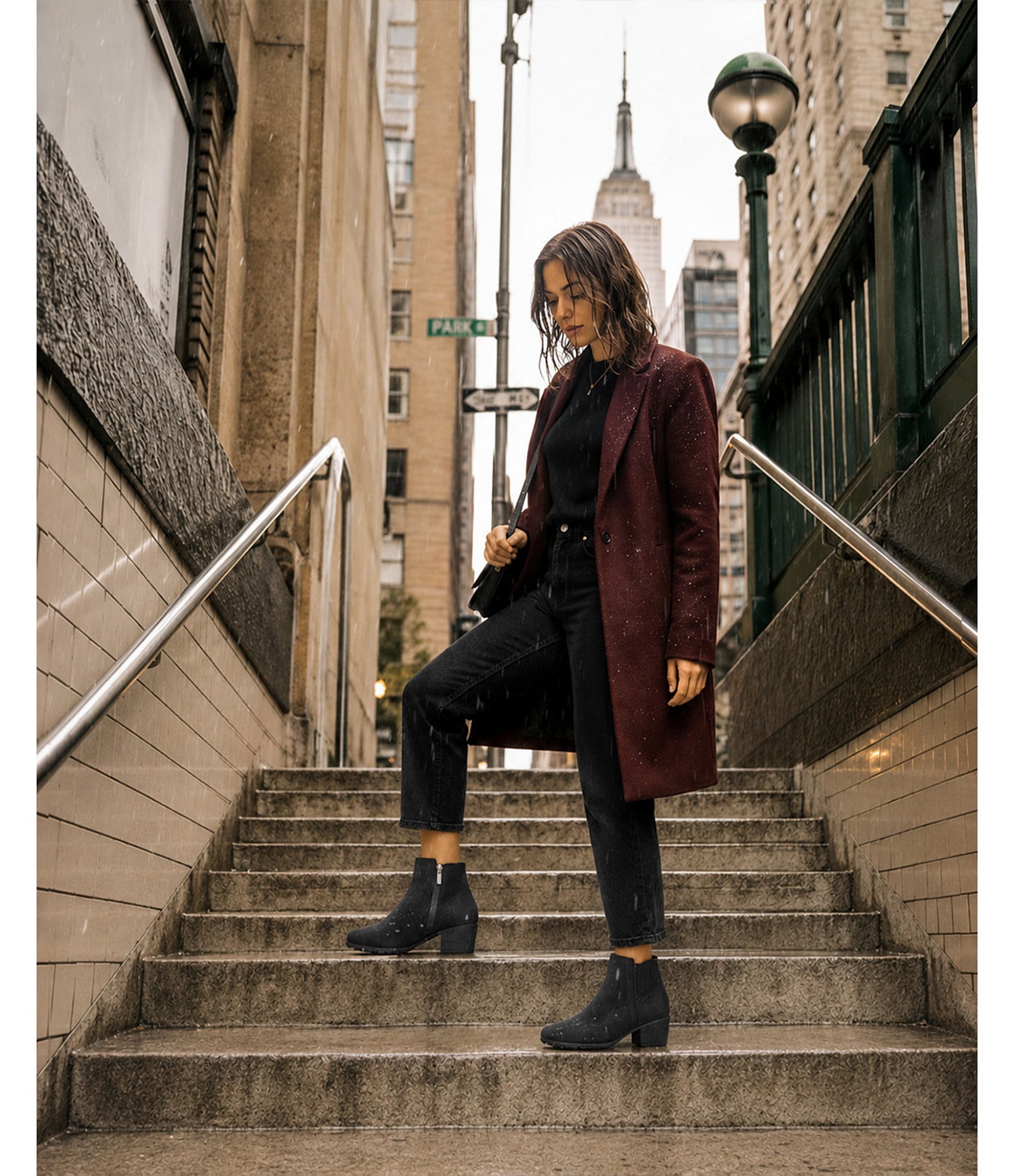 Blondo Valli Waterproof Nubuck Suede Booties