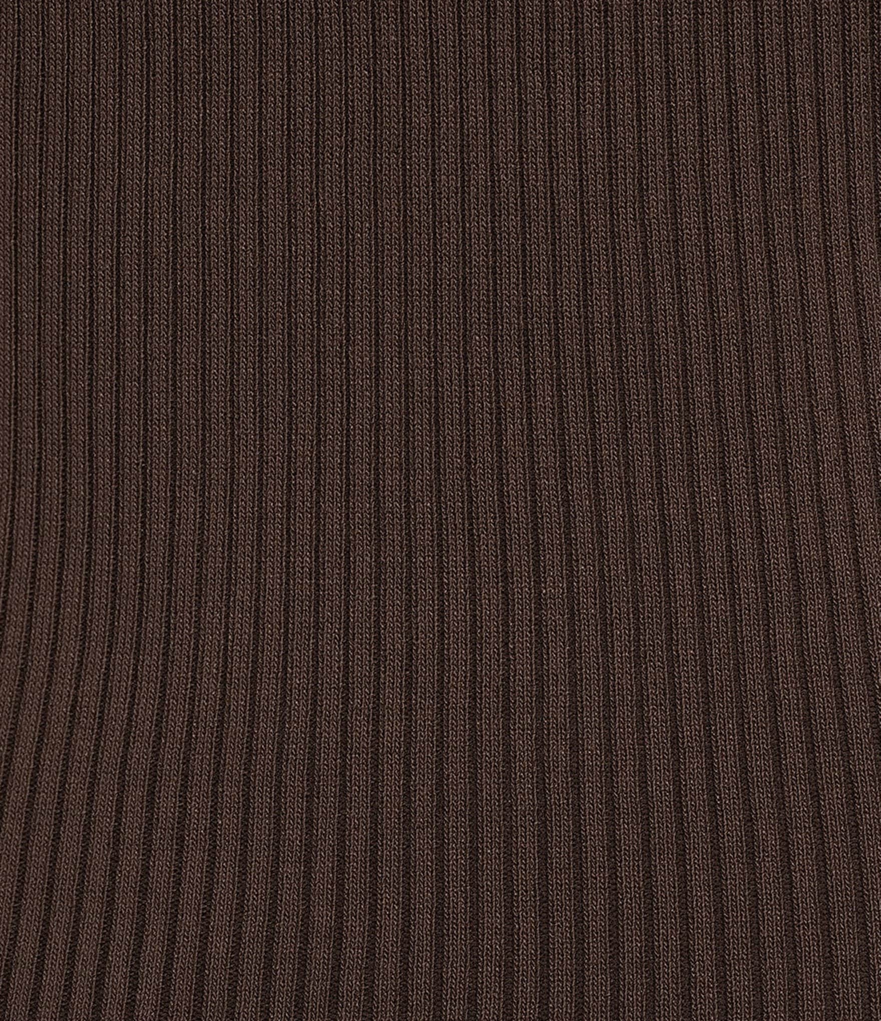 Blu Pepper Rib Knit Mock Neck Long Sleeve Bodysuit