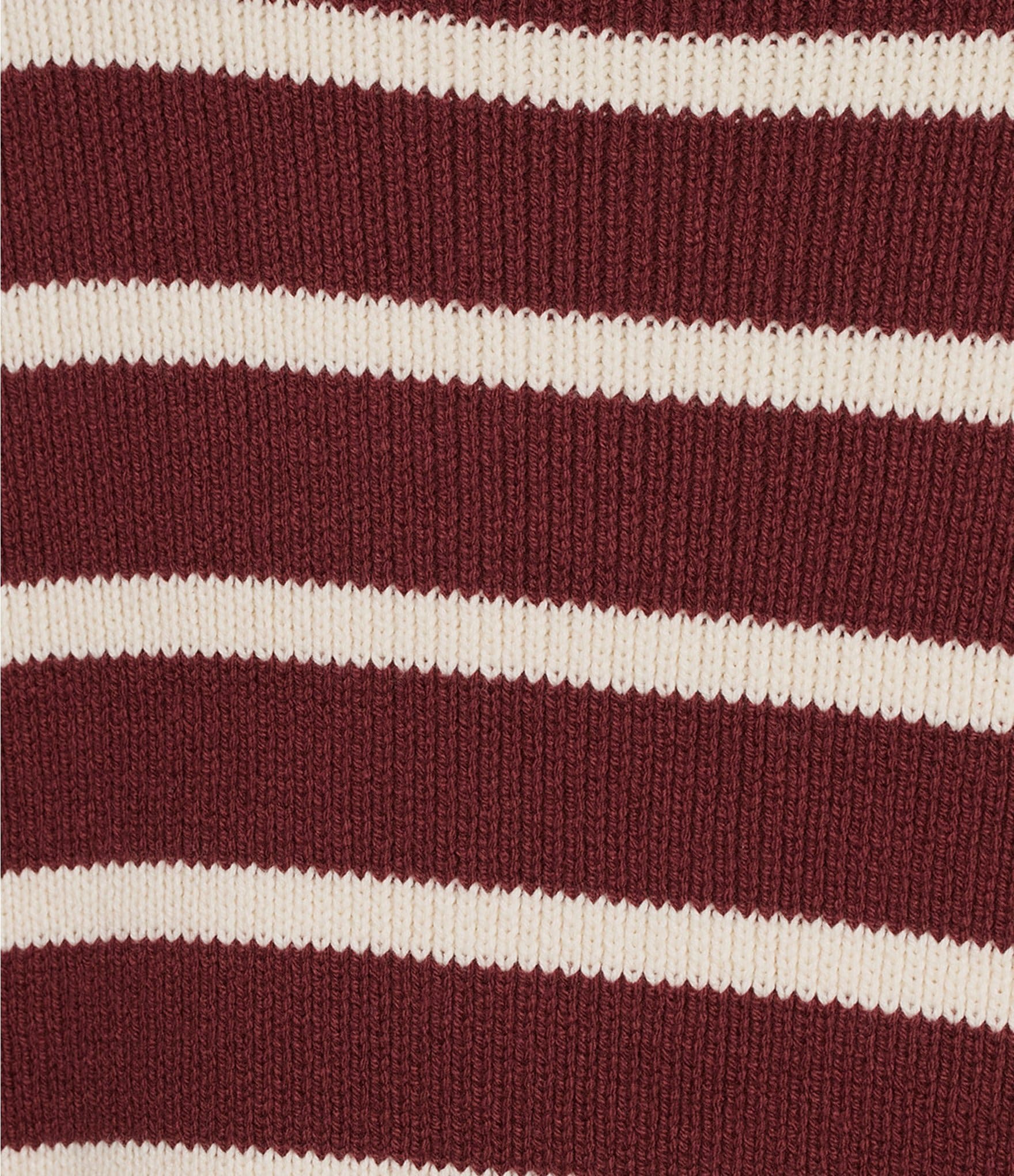 Blu Pepper Stripe Mock Neck Long Sleeve Sweater