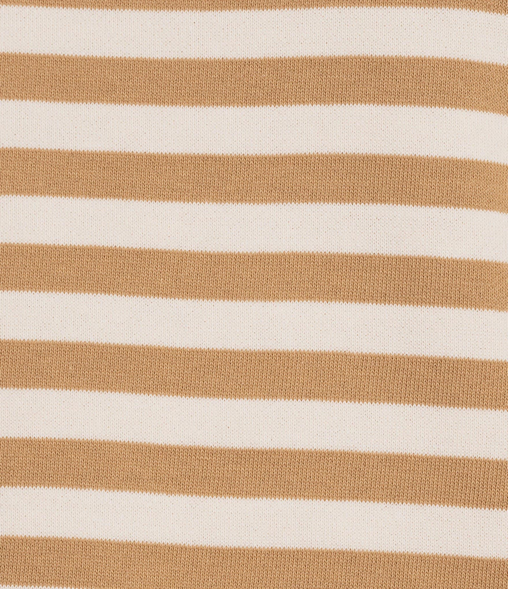 Blu Pepper Striped Boxy Long Sleeve Top