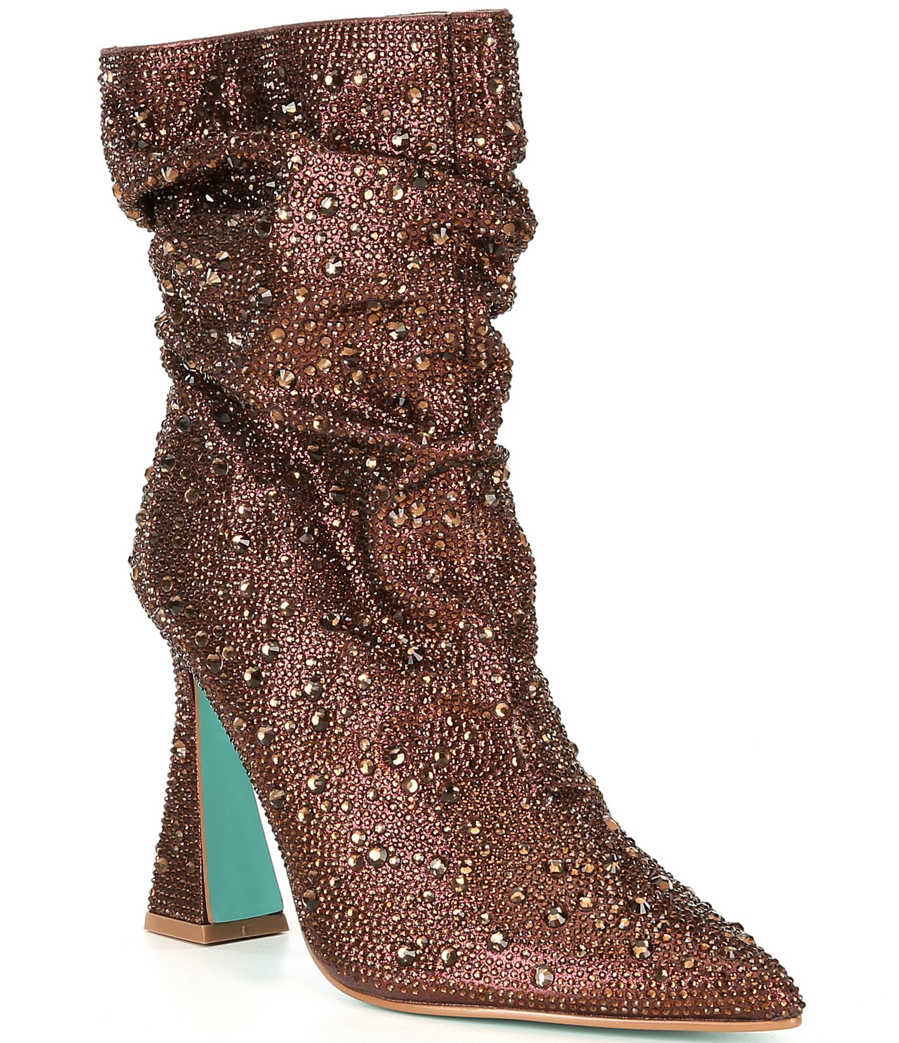 Betsey johnson hotsell rhinestone booties