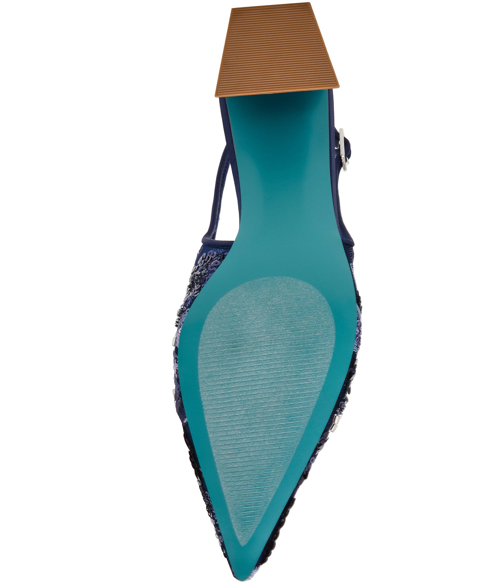 Blue by Betsey Johnson Myron Embellished Slingback Pumps