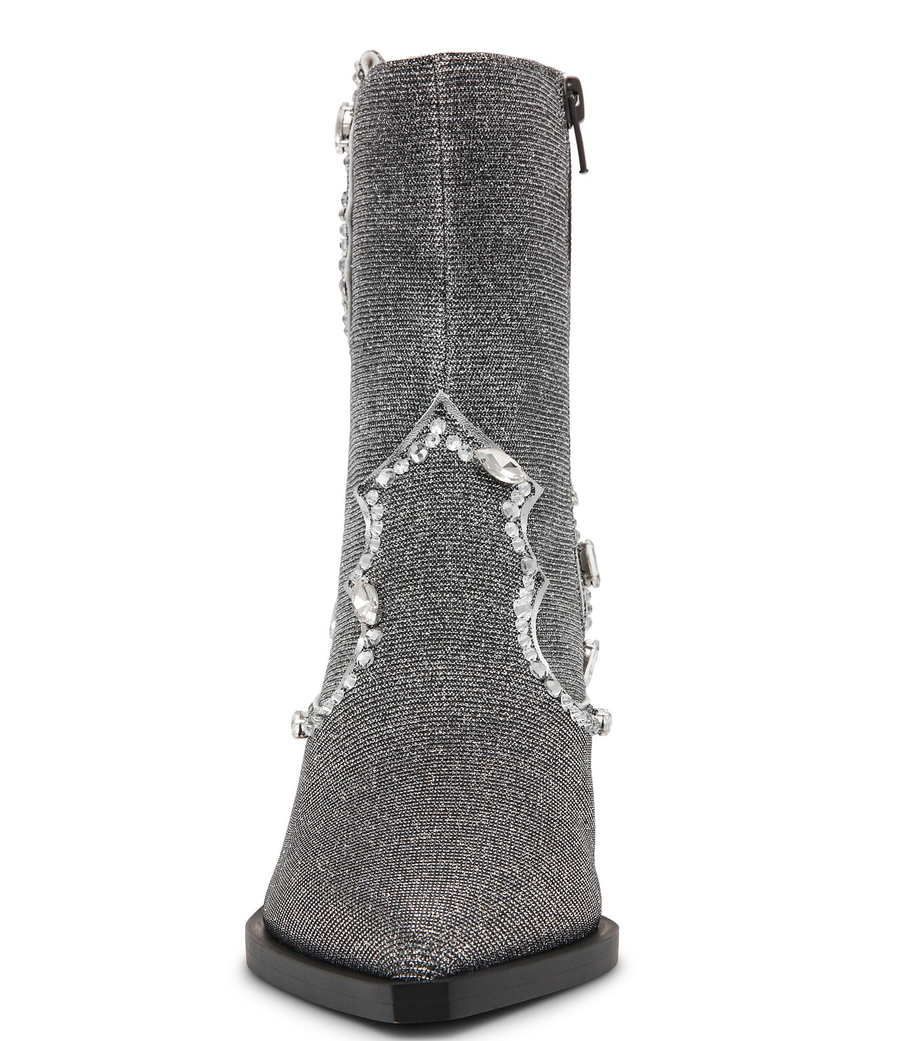 Blue by Betsey Johnson Tarra Rhinestone Embellished Western Booties