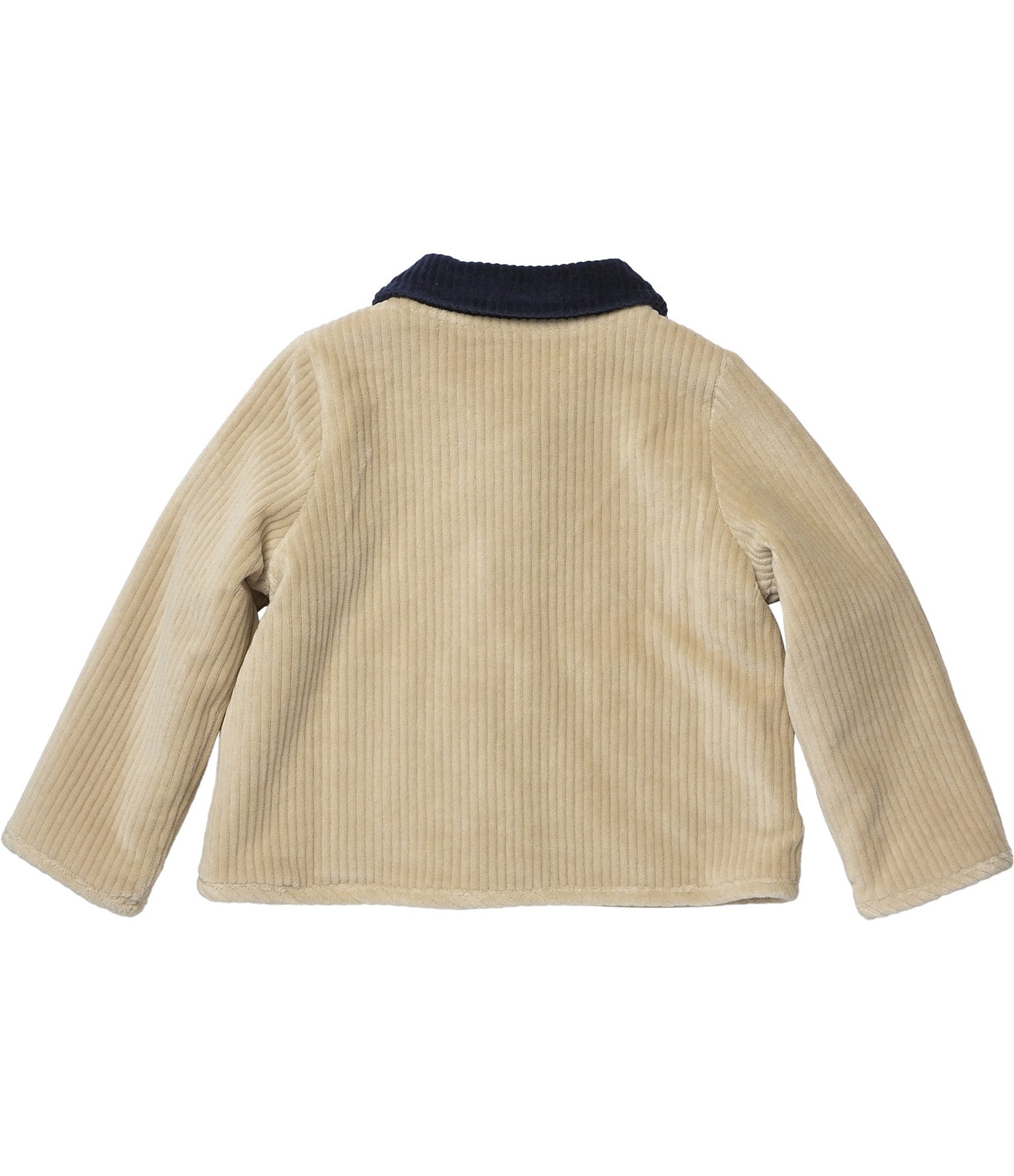Blue Rooster By Pink Chicken Boys Jace Corduroy Sherpa Lined Snap Front Jacket