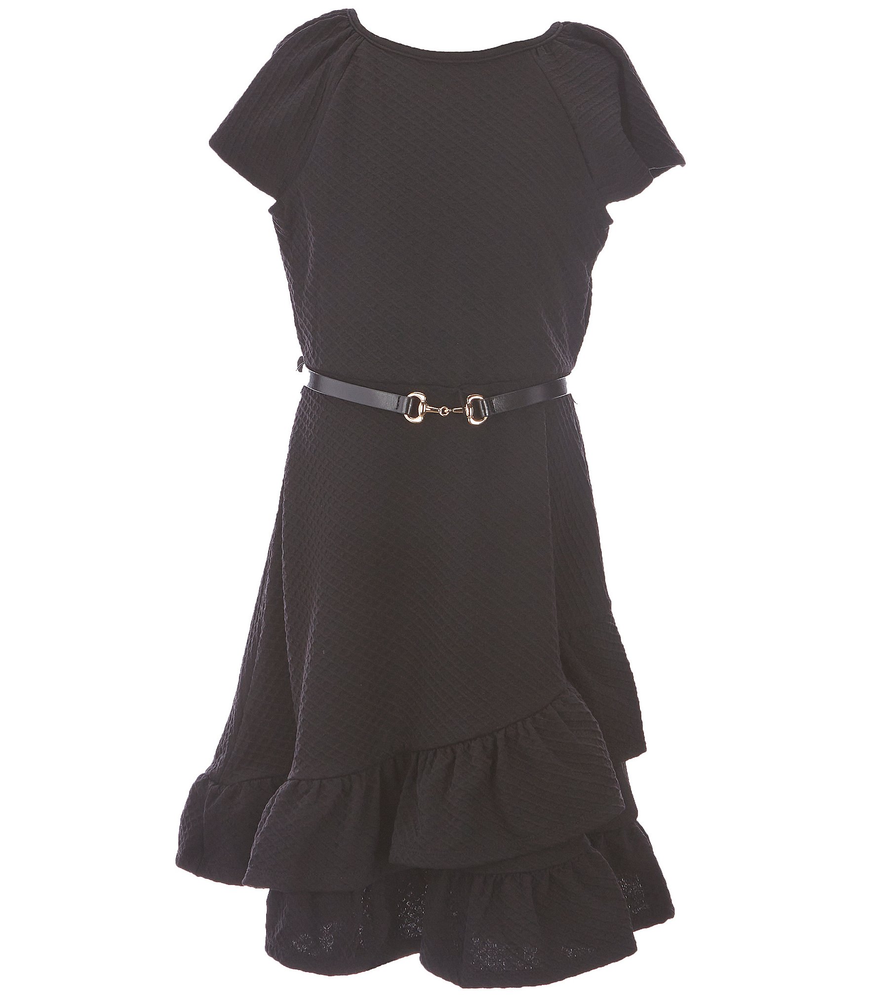 Blush By Us Angels Big Girls 7-16 Belted Skater Dress | Dillard's