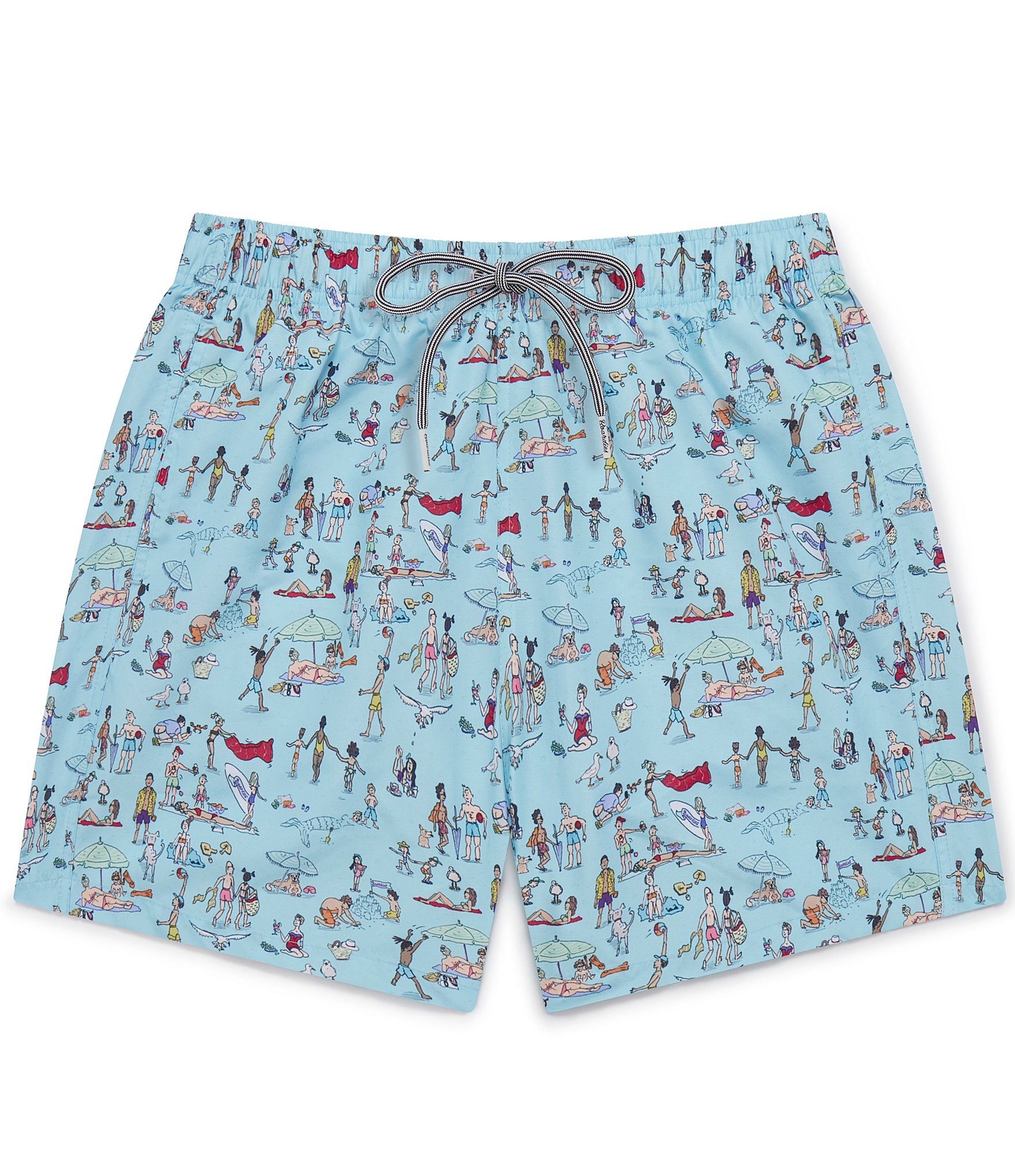 Boardies Family Matching Beach Folks 4.5#double; Inseam Swim Trunks