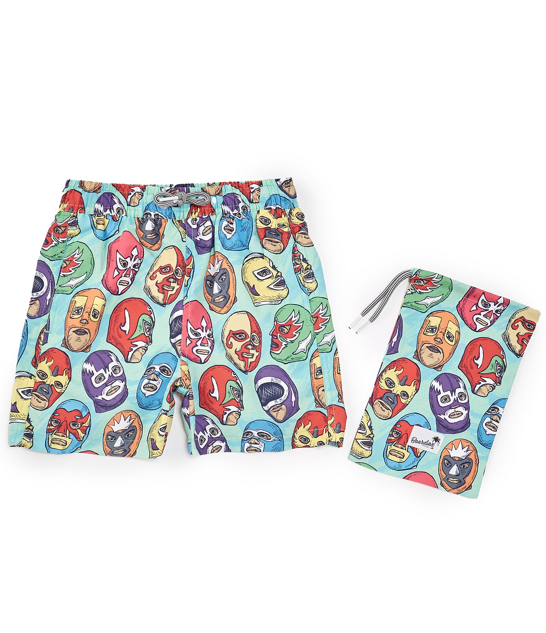 Boardies® Little/Big Boys 2-10 Family Matching Lucha Libre Swim Shorts