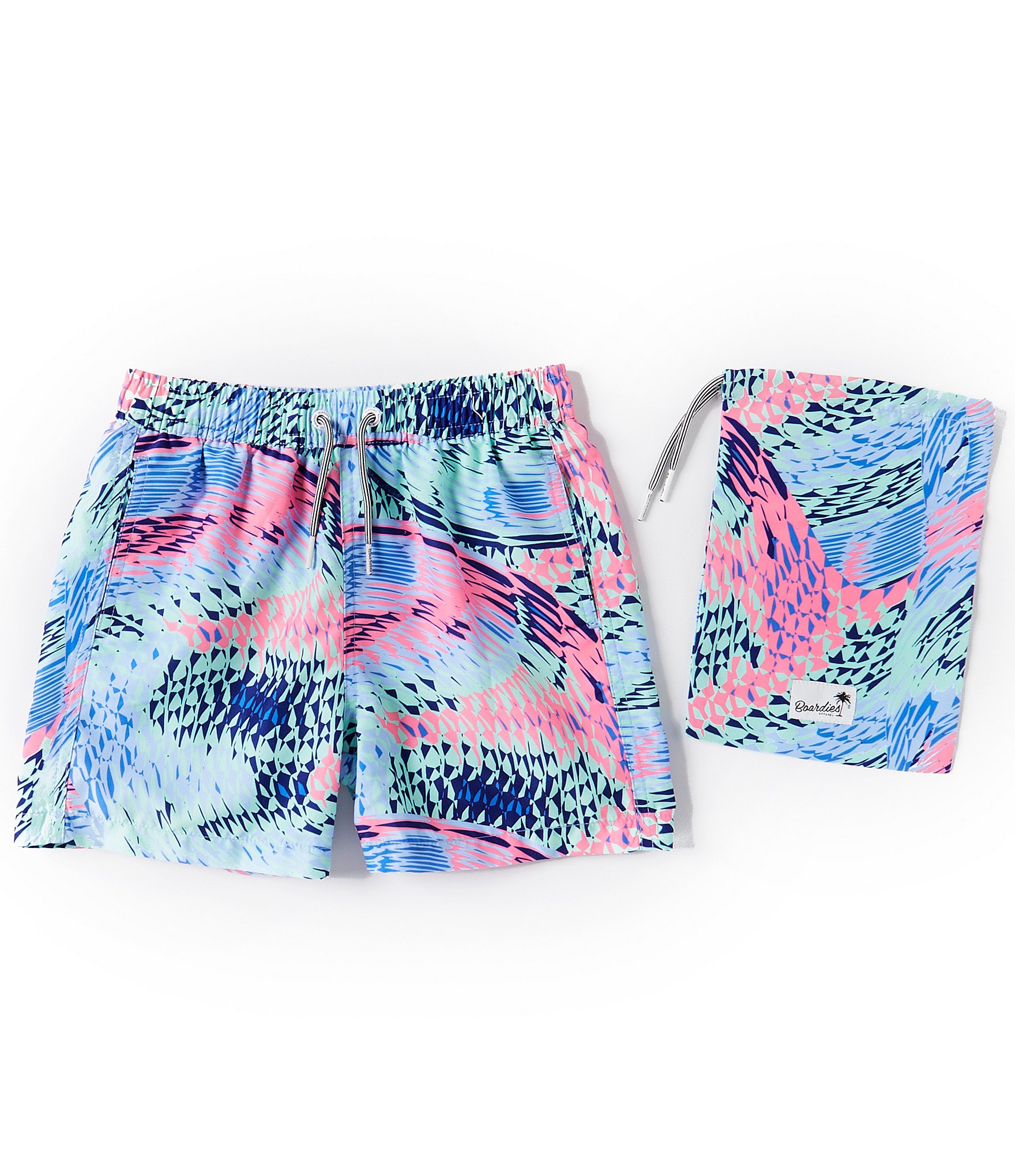 Boardies® Little/Big Boys 2-10 Family Matching Zmiya Swim Shorts