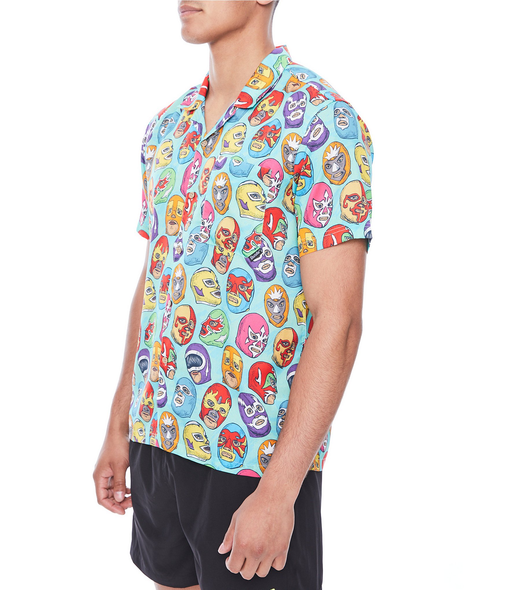 Boardies Lucha Libre Camp Collar Shirt