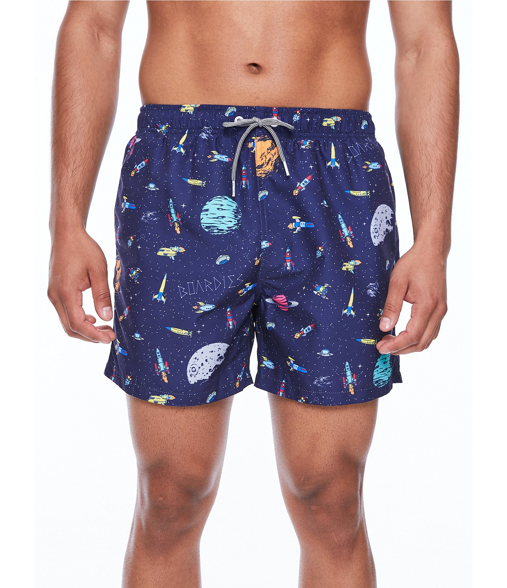 Boardies Family Matching Rockets Mid Length 4.5